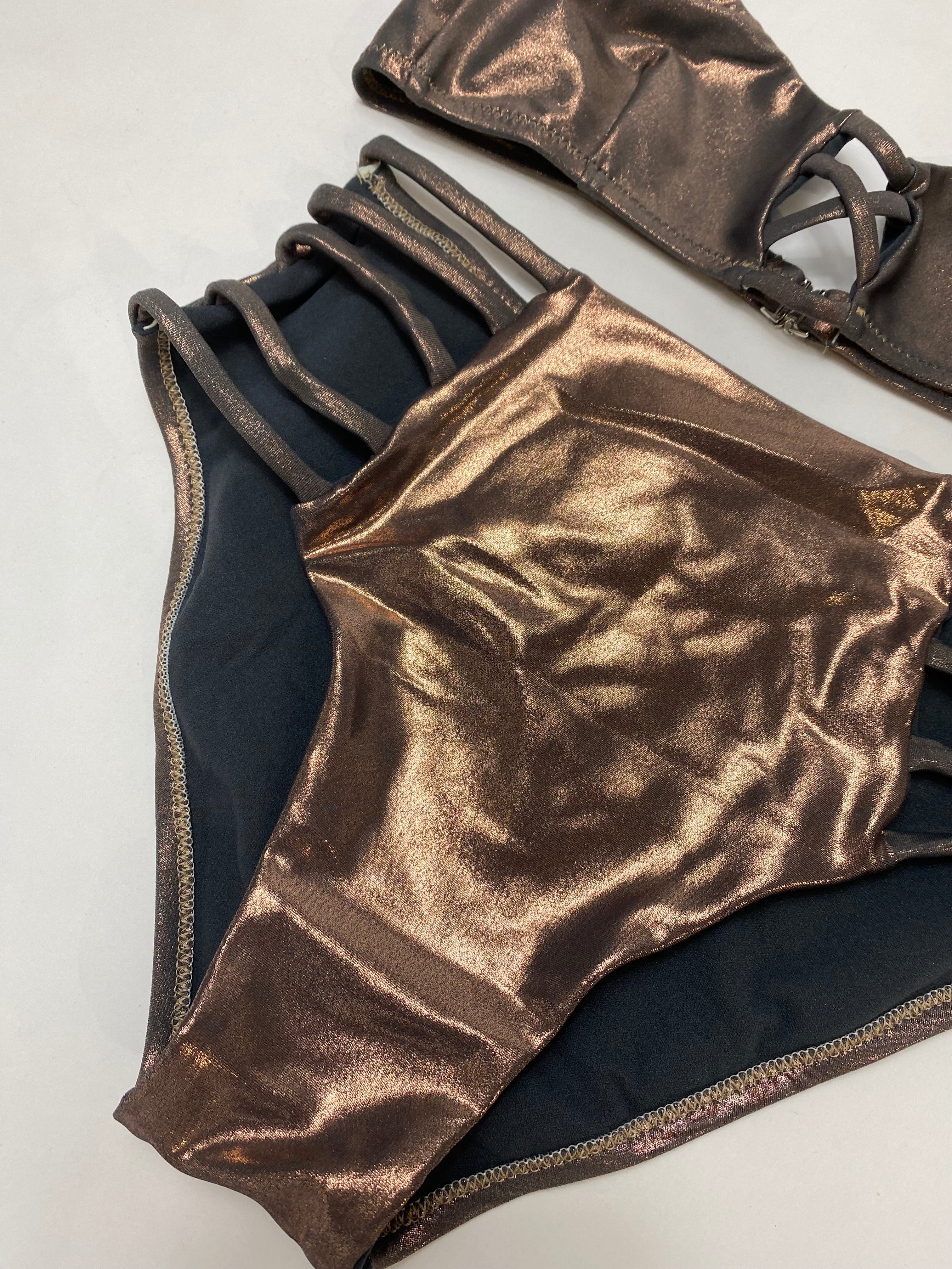 Costume bikini Susy Mix cangiante slip a vita alta