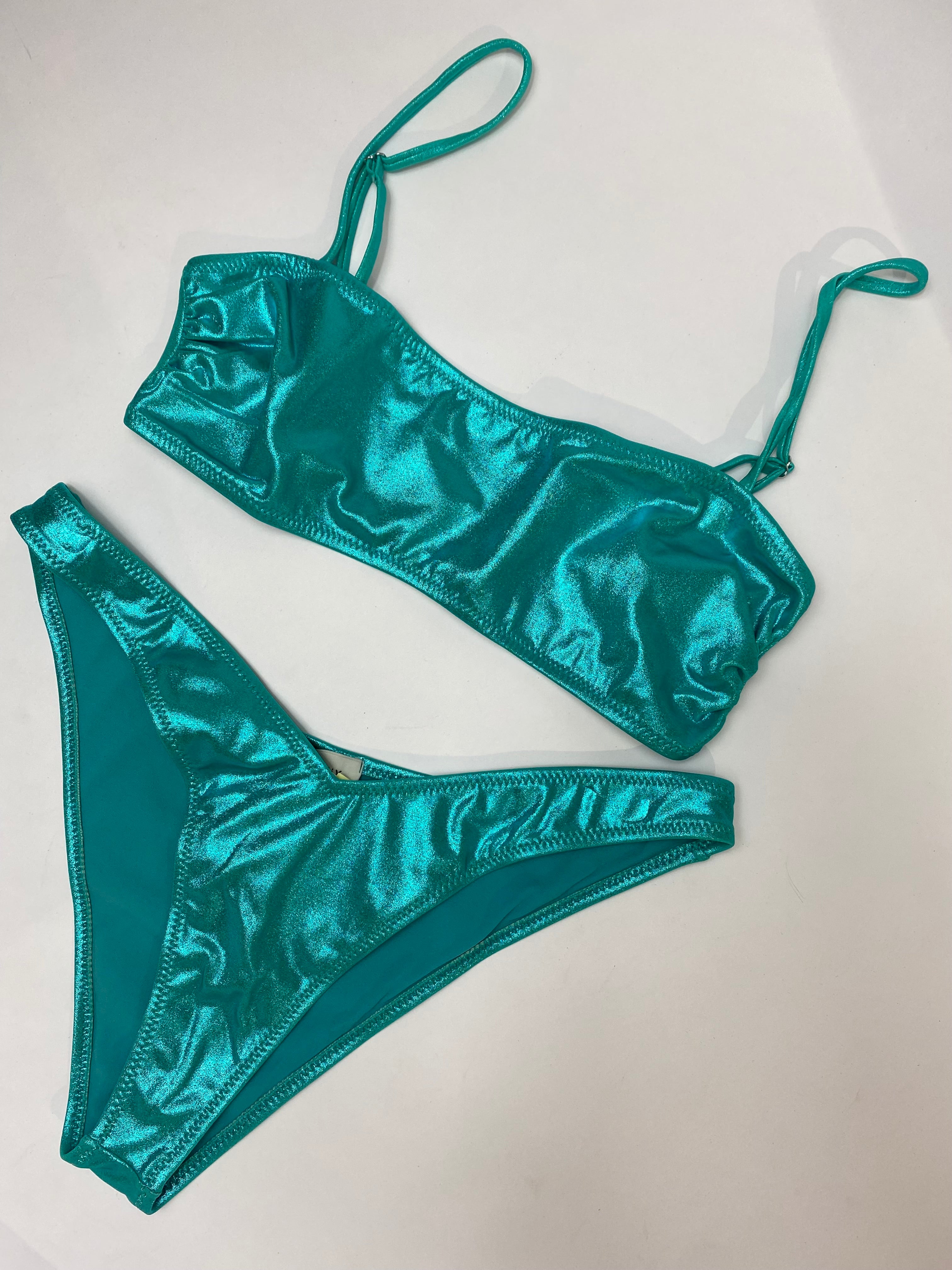 Costume bikini Susy Mix cangiante con top a fascia