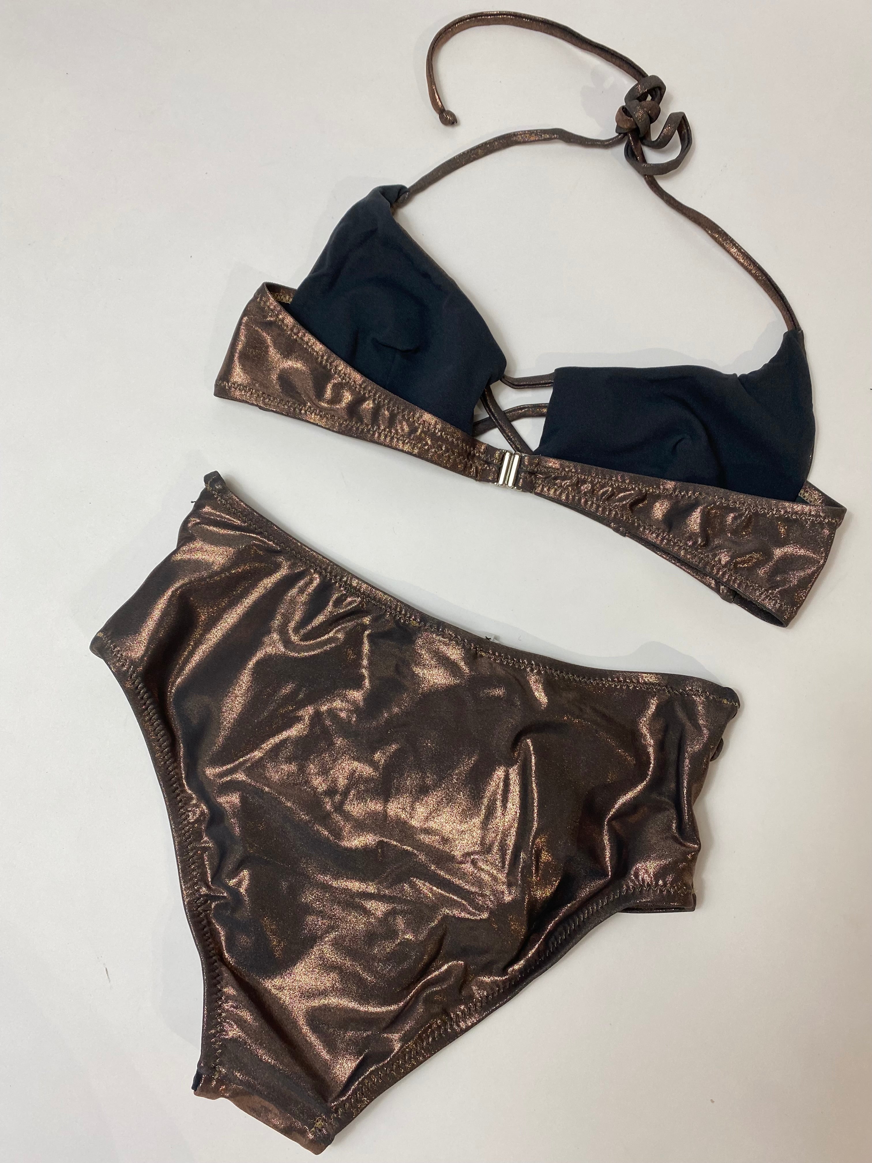 Costume bikini Susy Mix cangiante slip a vita alta