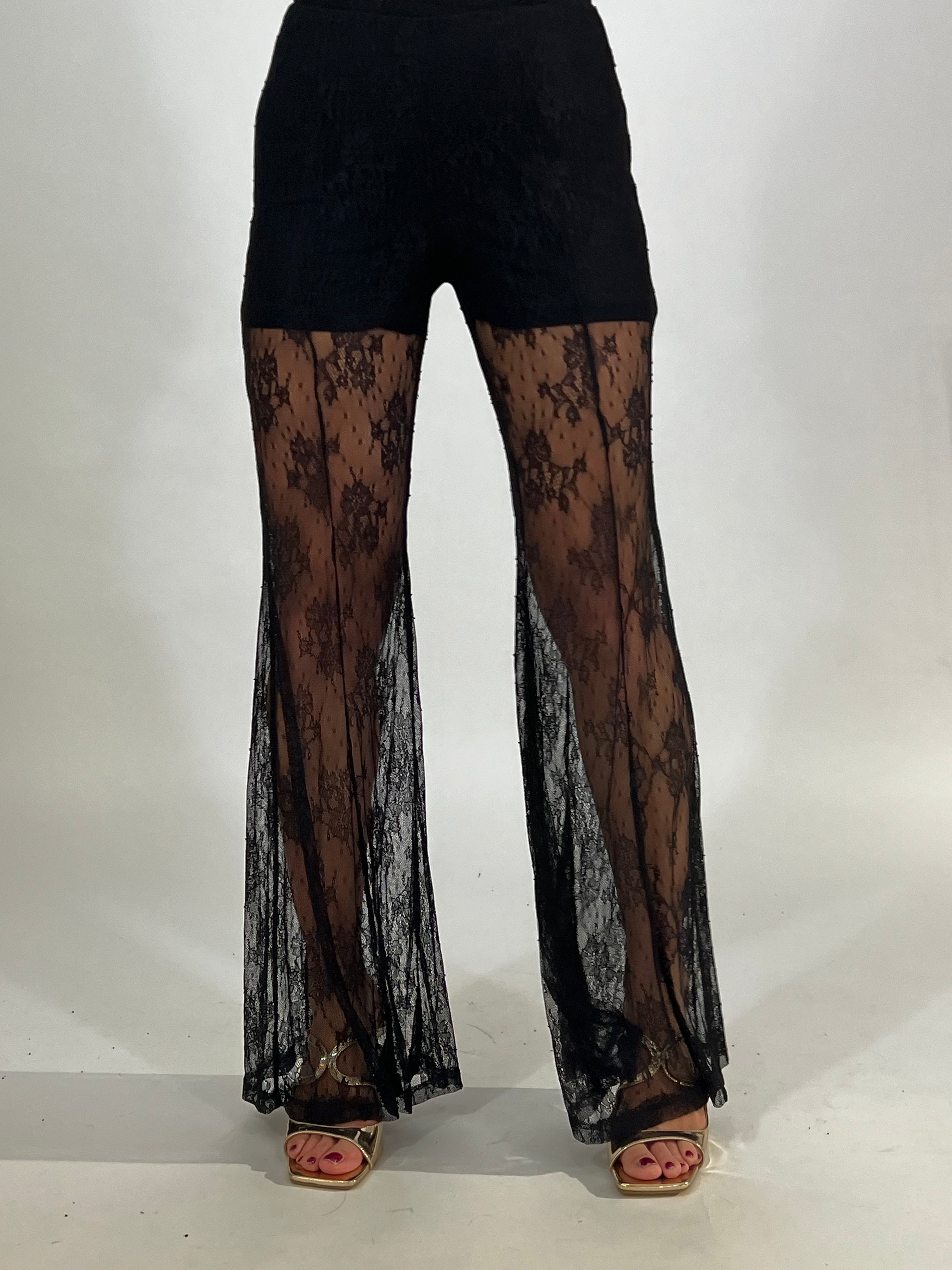 Pantalone in pizzo Victoria ILMH a zampa