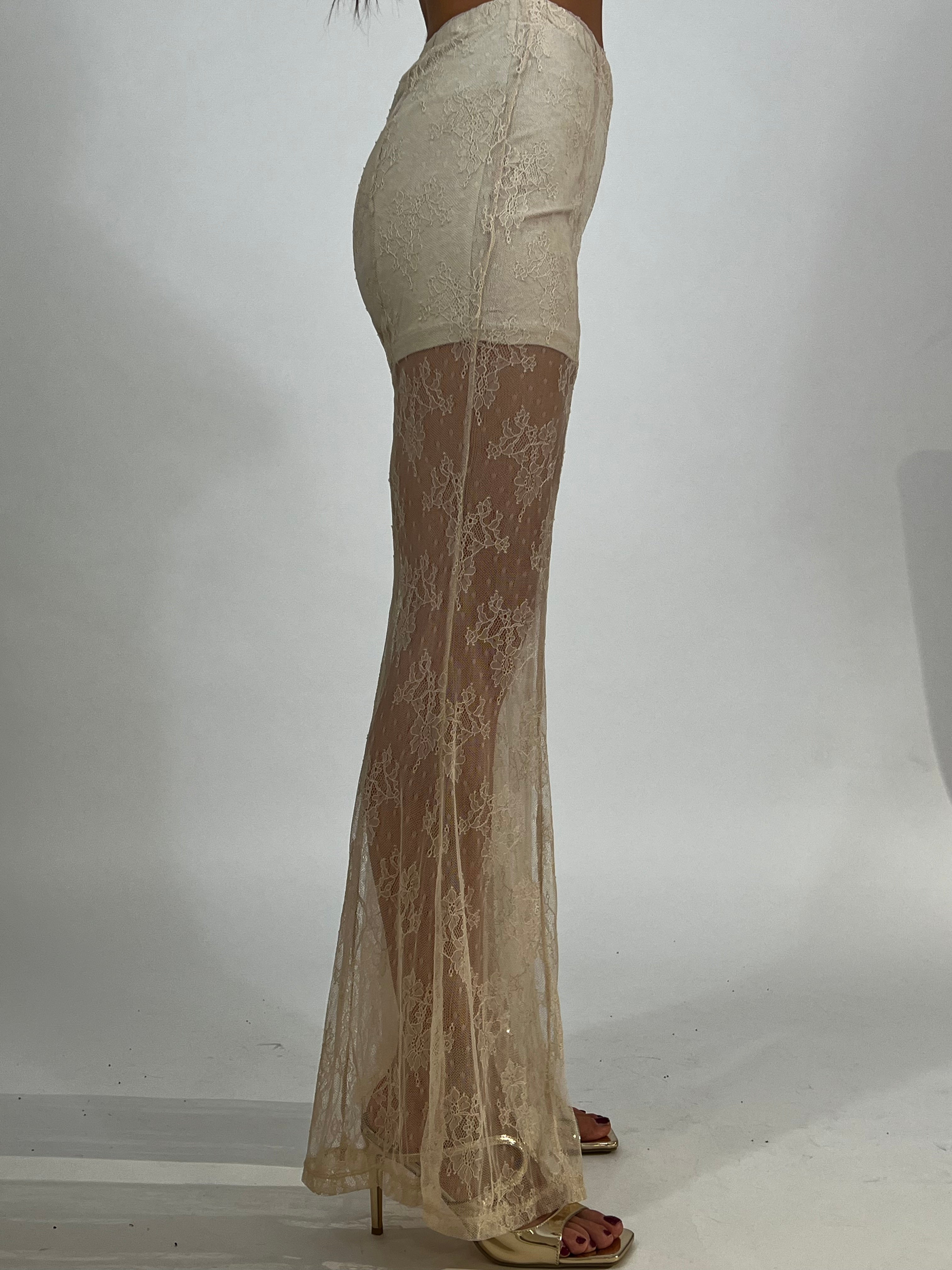 Pantalone in pizzo Victoria ILMH a zampa