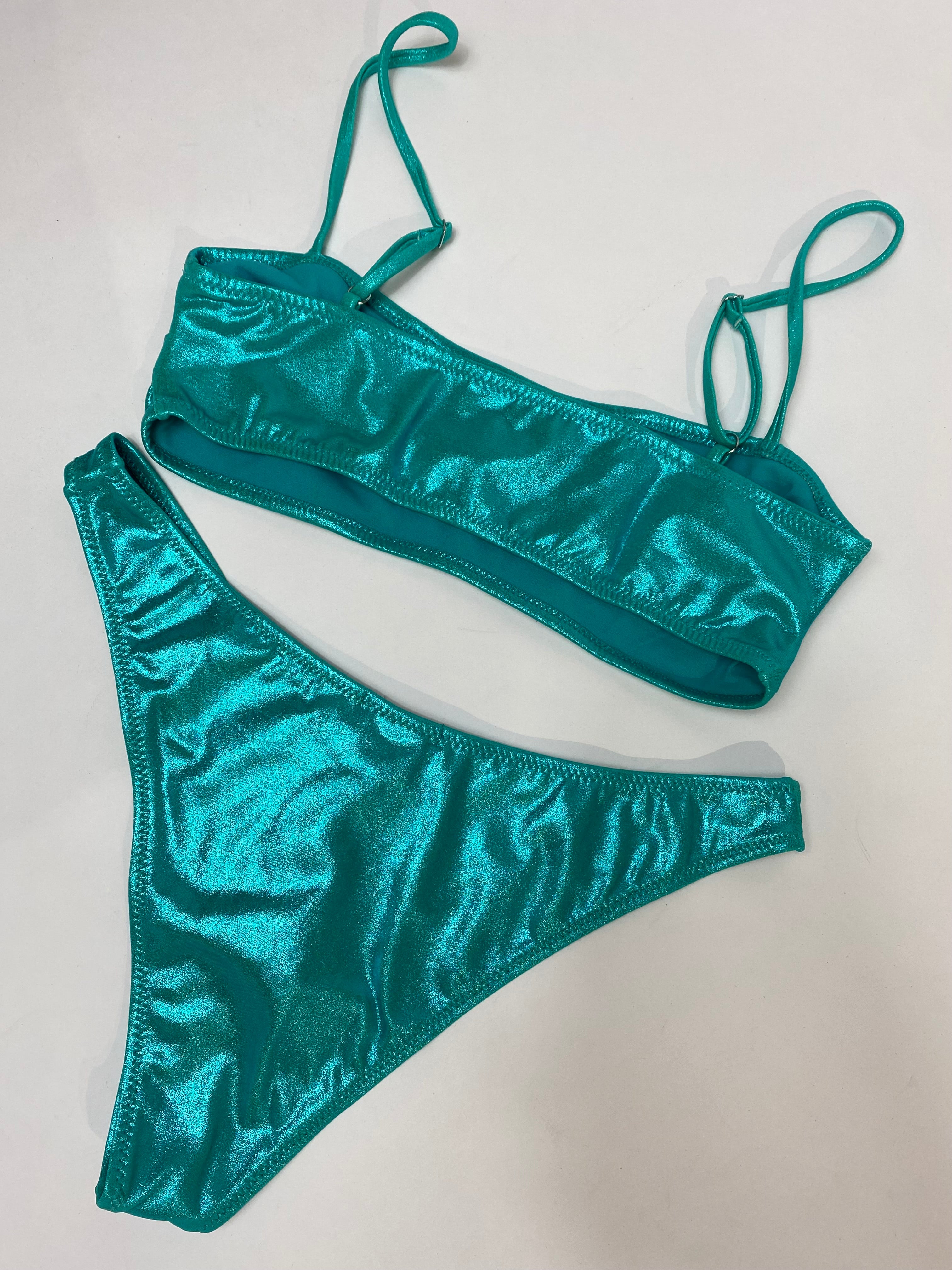 Costume bikini Susy Mix cangiante con top a fascia