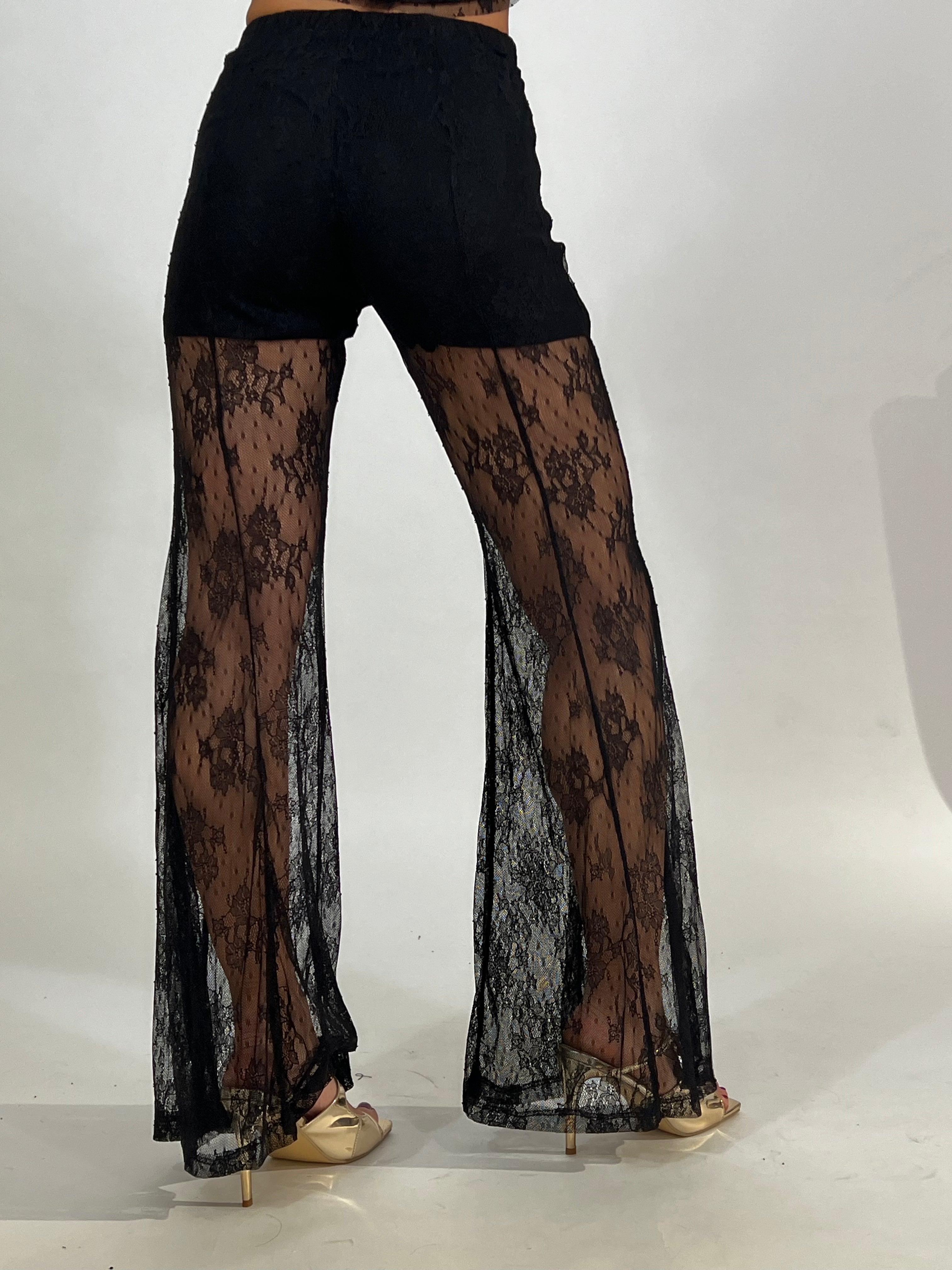 Pantalone in pizzo Victoria ILMH a zampa
