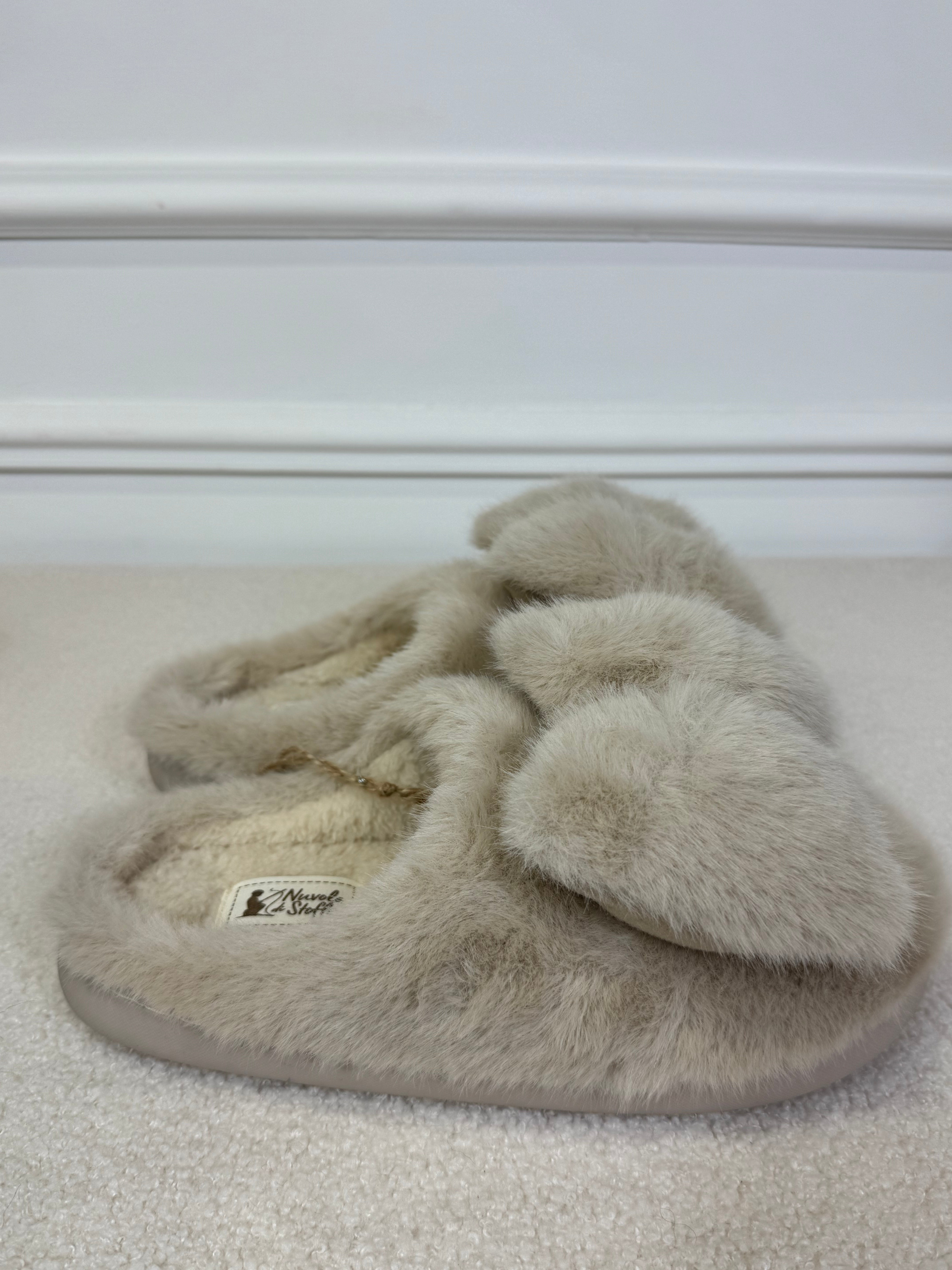 Ciabatta peluche FIOCCO