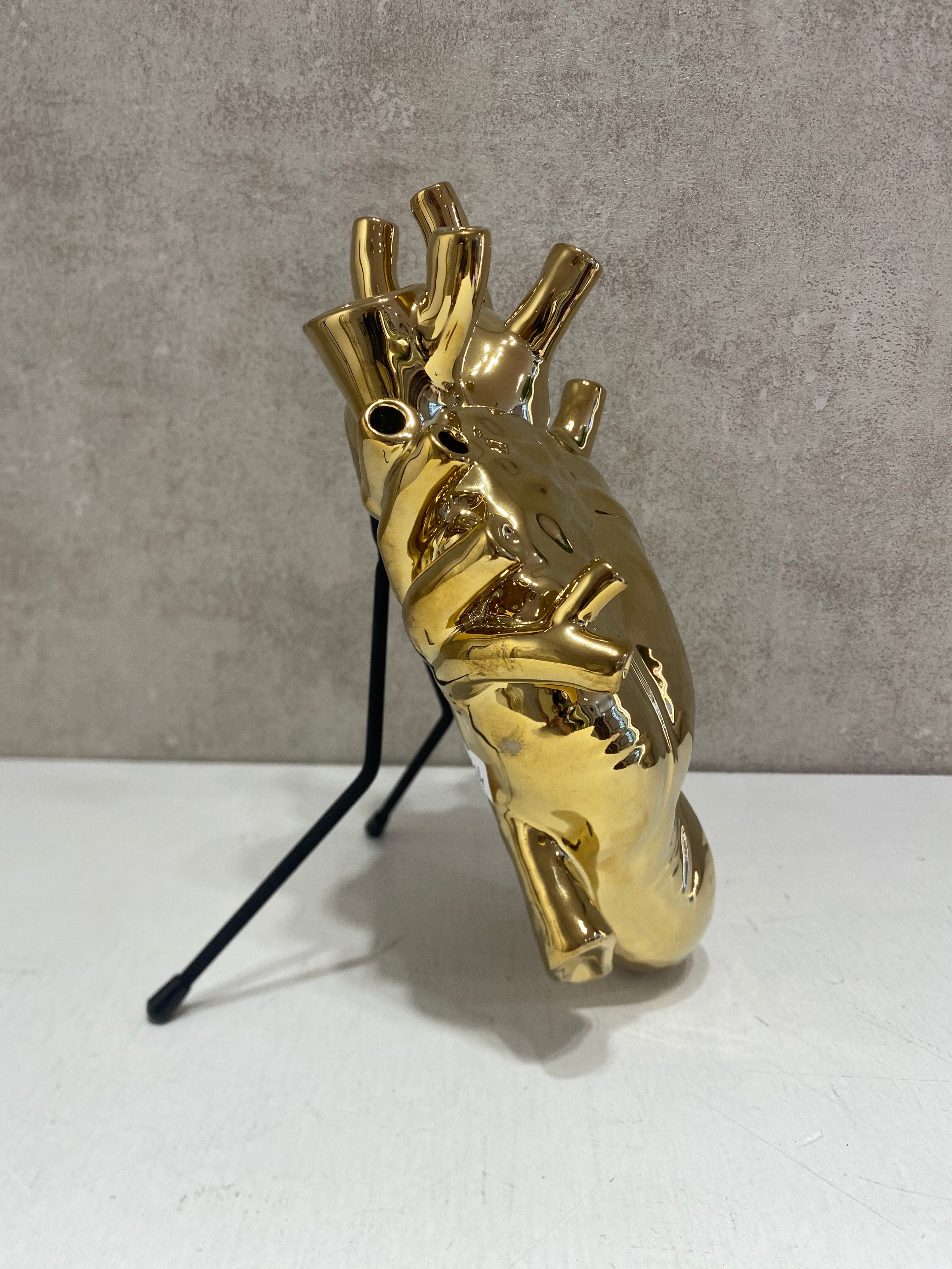 Vaso cuore ORO LOVE IN BLOOM SELETTI