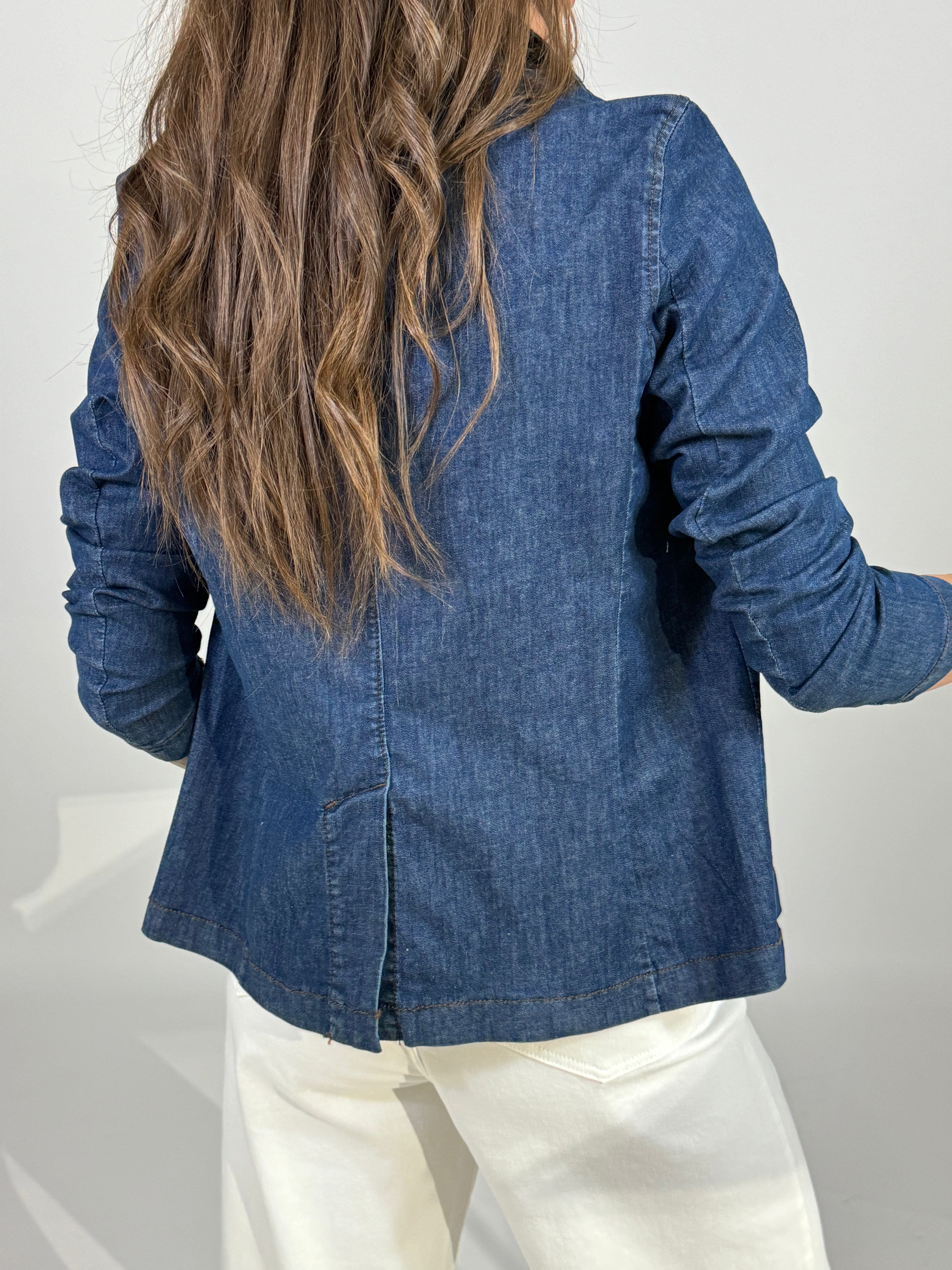Giacca blazer due bottoni con taschine Ragno CHAMBRAY