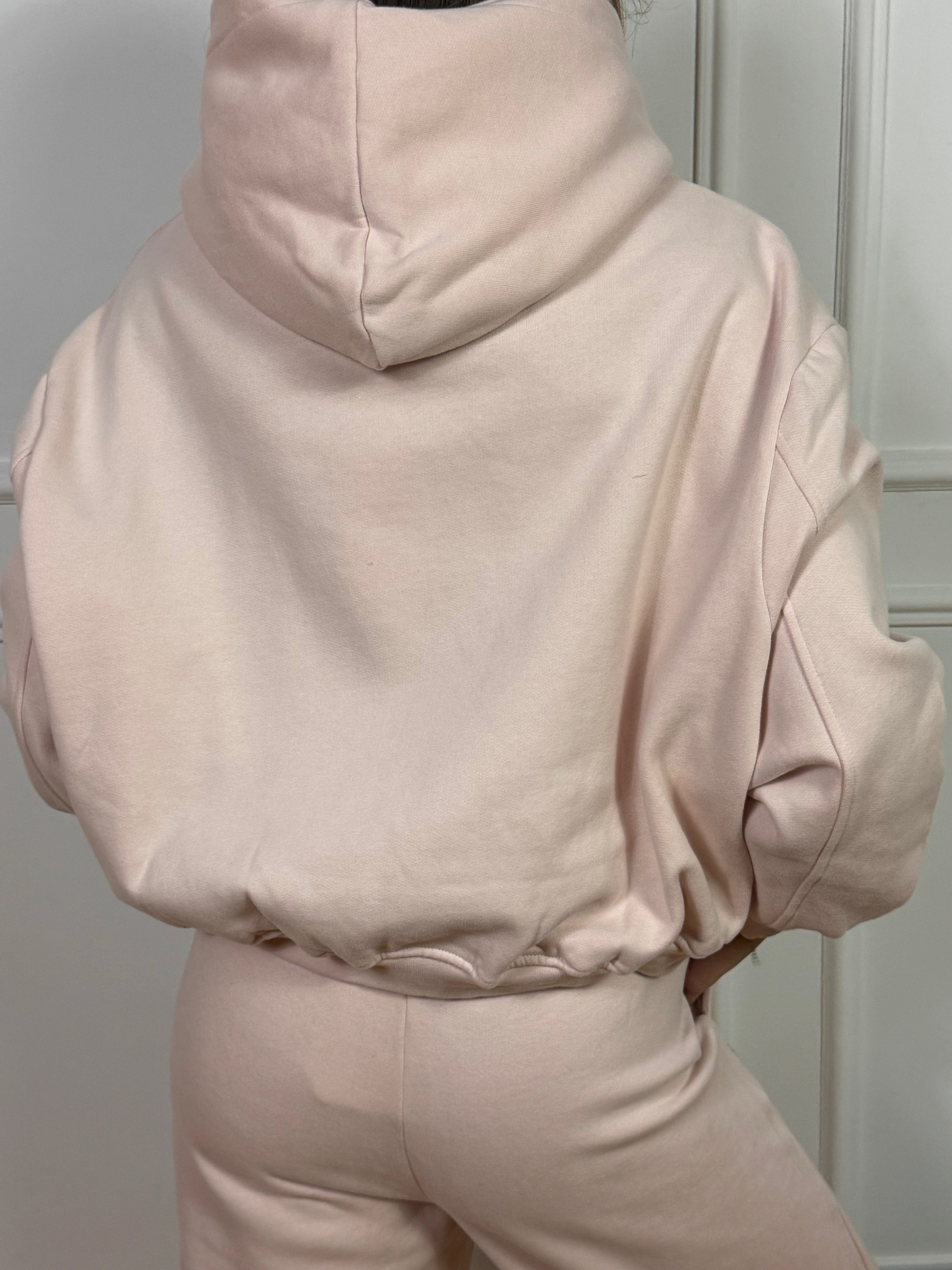 Felpa con cerniera Kontatto con cappuccio