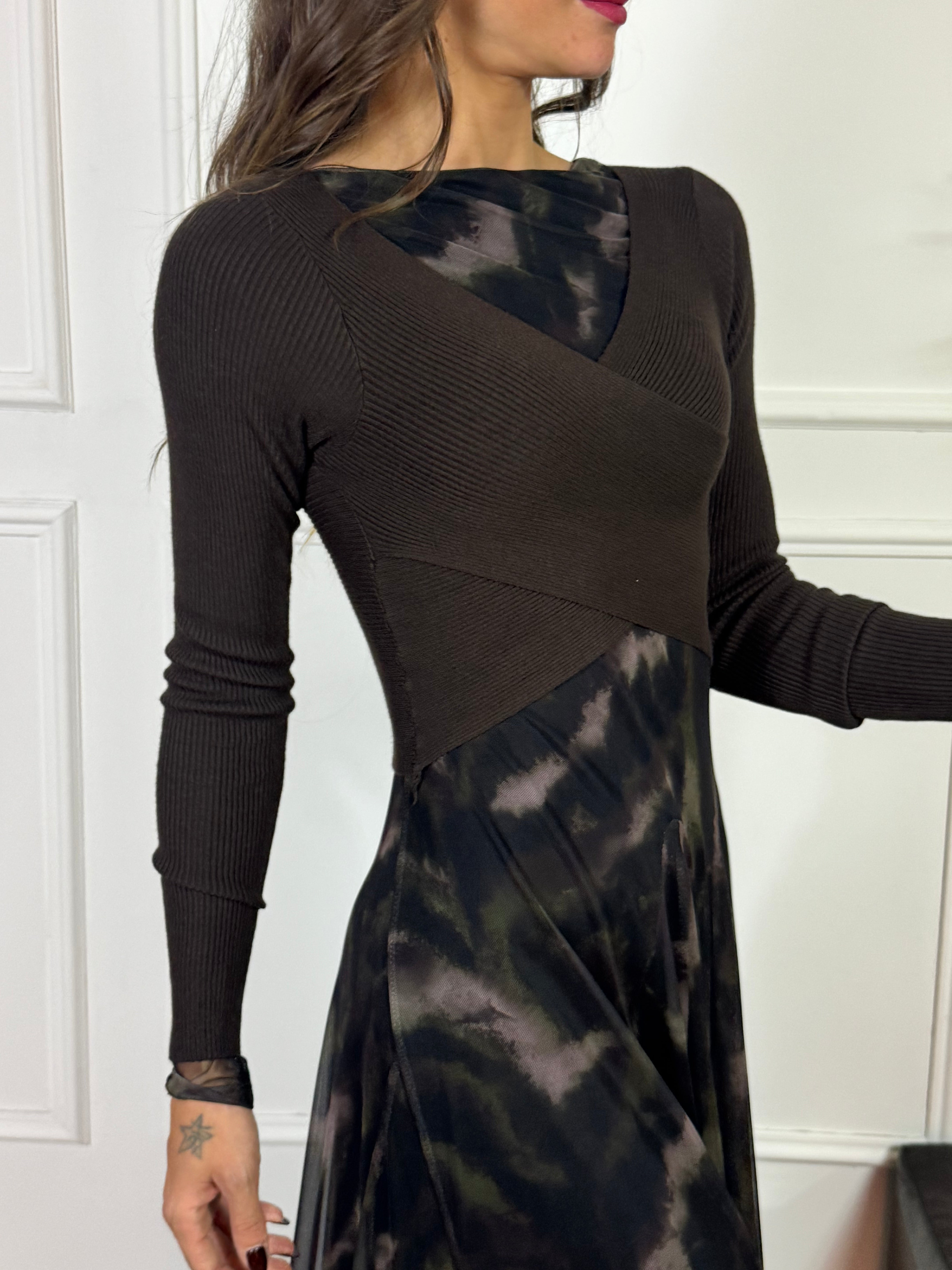 Maglia SCALDACUORE SLIM incrociata Susy Mix COSTINE