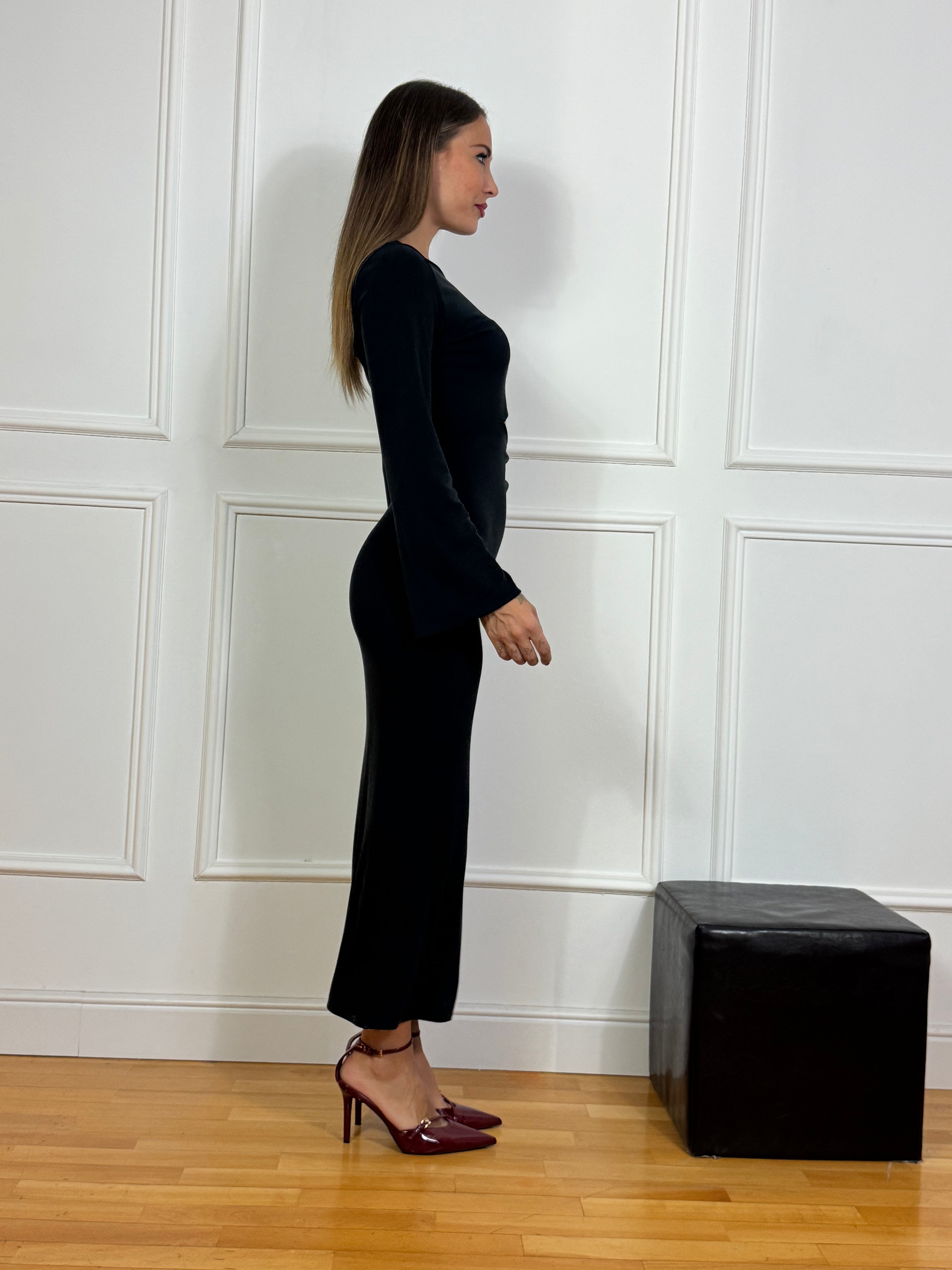 Abito lungo Kikisix con ANELLO e BRACCIALE