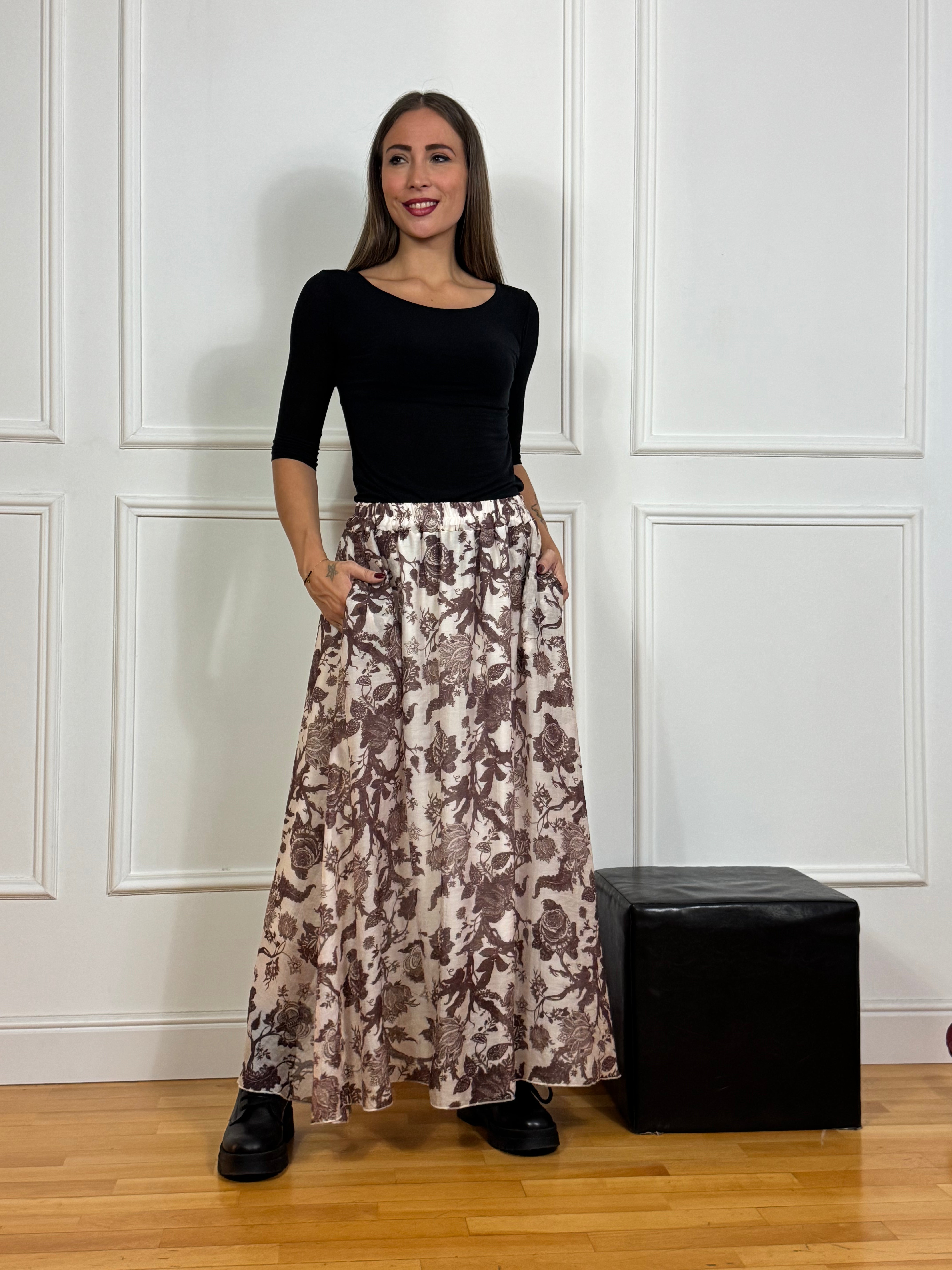 Gonna Kikisix fantasia FLOREALE ANTIQUE