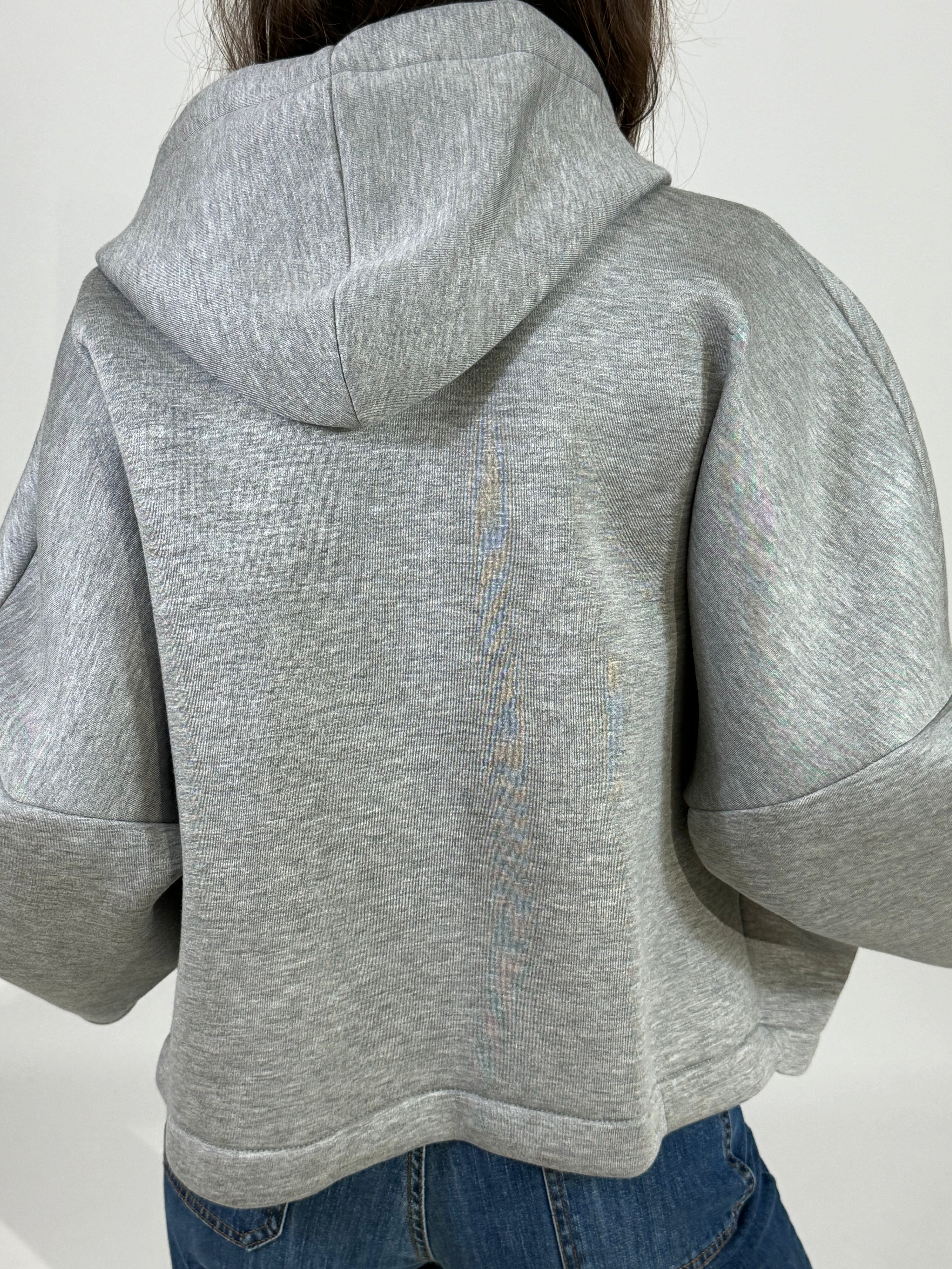 Giacca felpa con cappuccio Susy Mix in neoprene