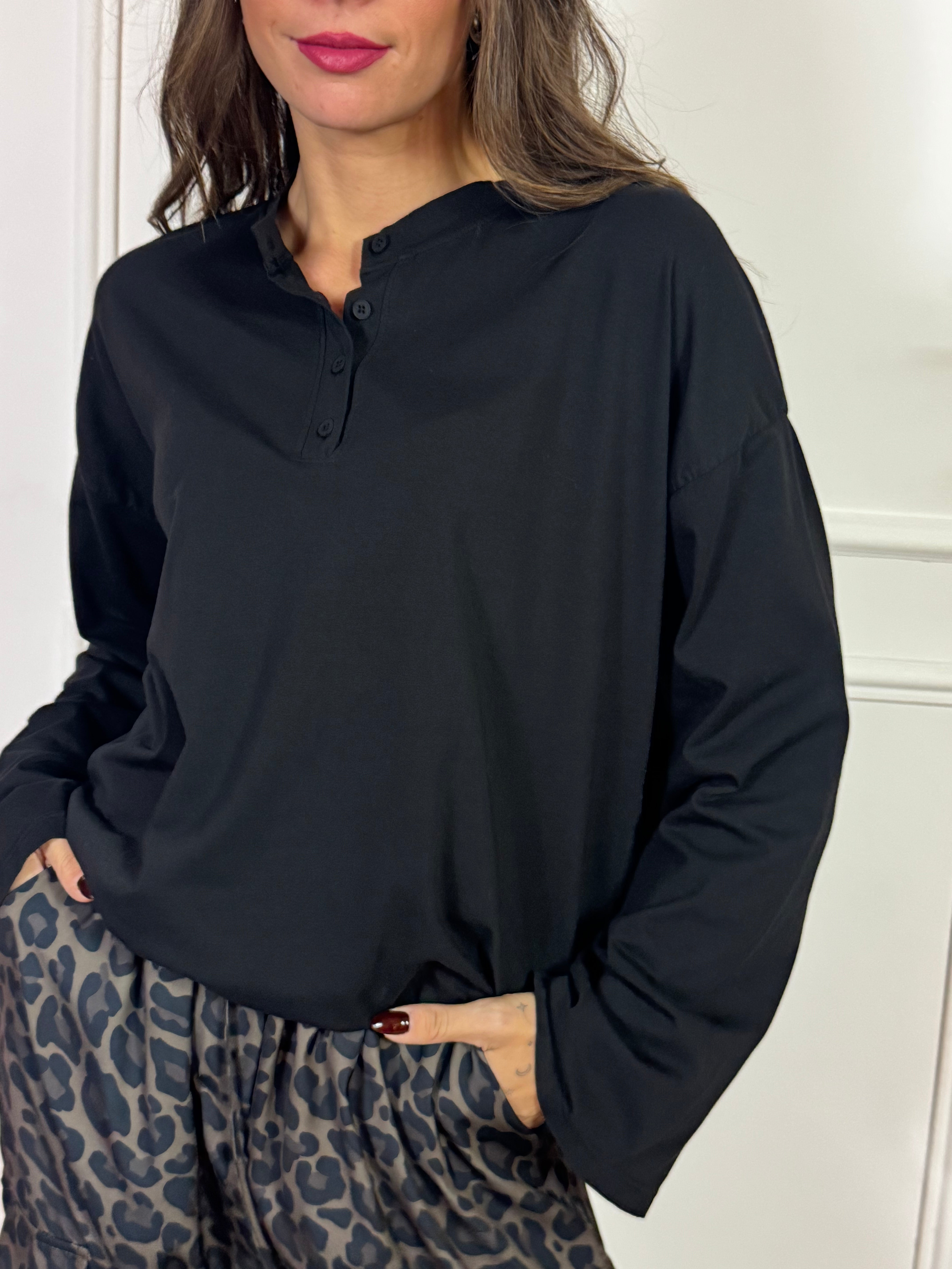 Maglia SUSY MIX - SERAFINO TINTA UNITA MANICA AMPIA