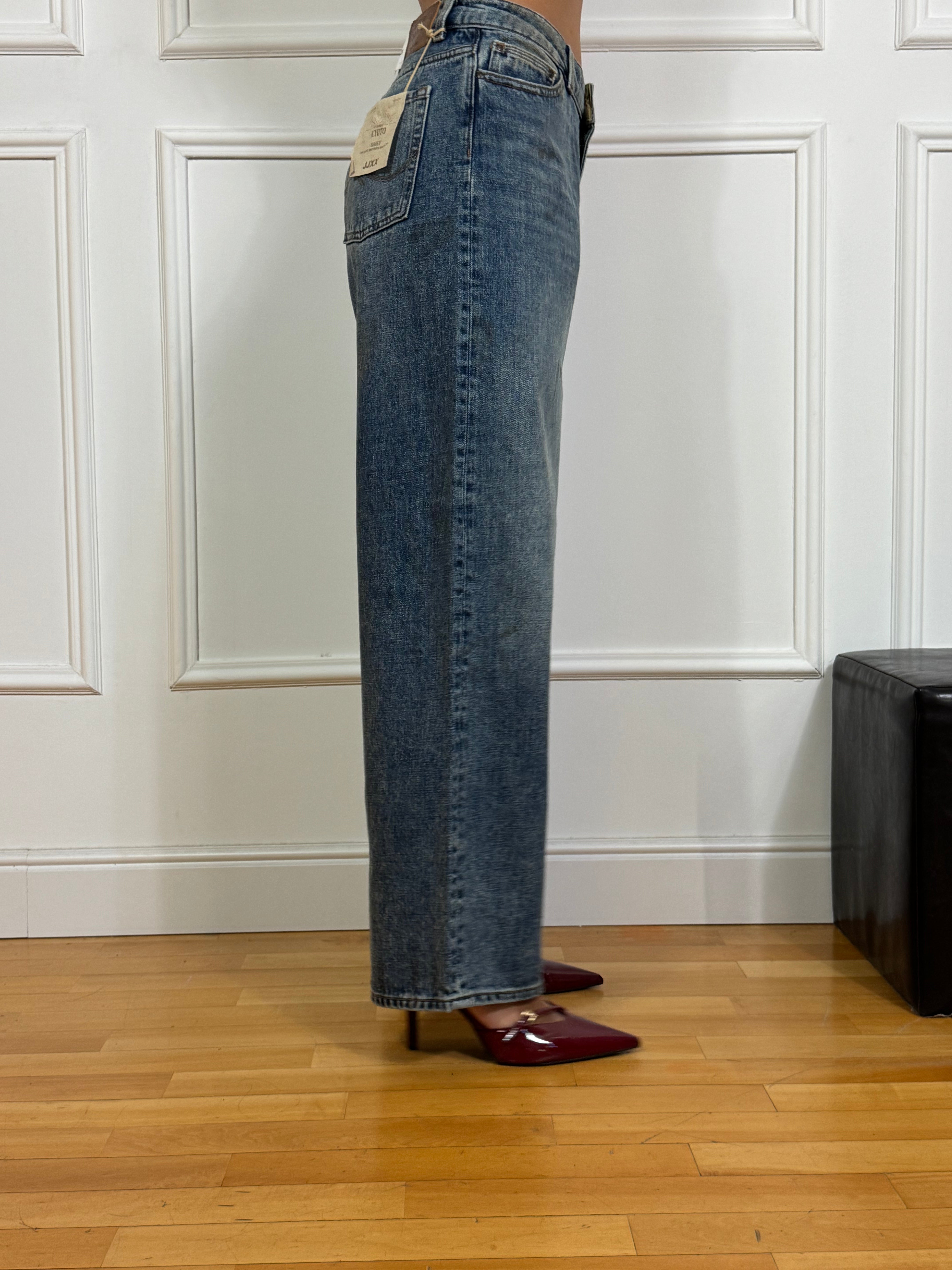 Jeans JJXX KYOTO WENDY BAGGY - Low waist Dropped crotch EFFETTO MACCHIATO