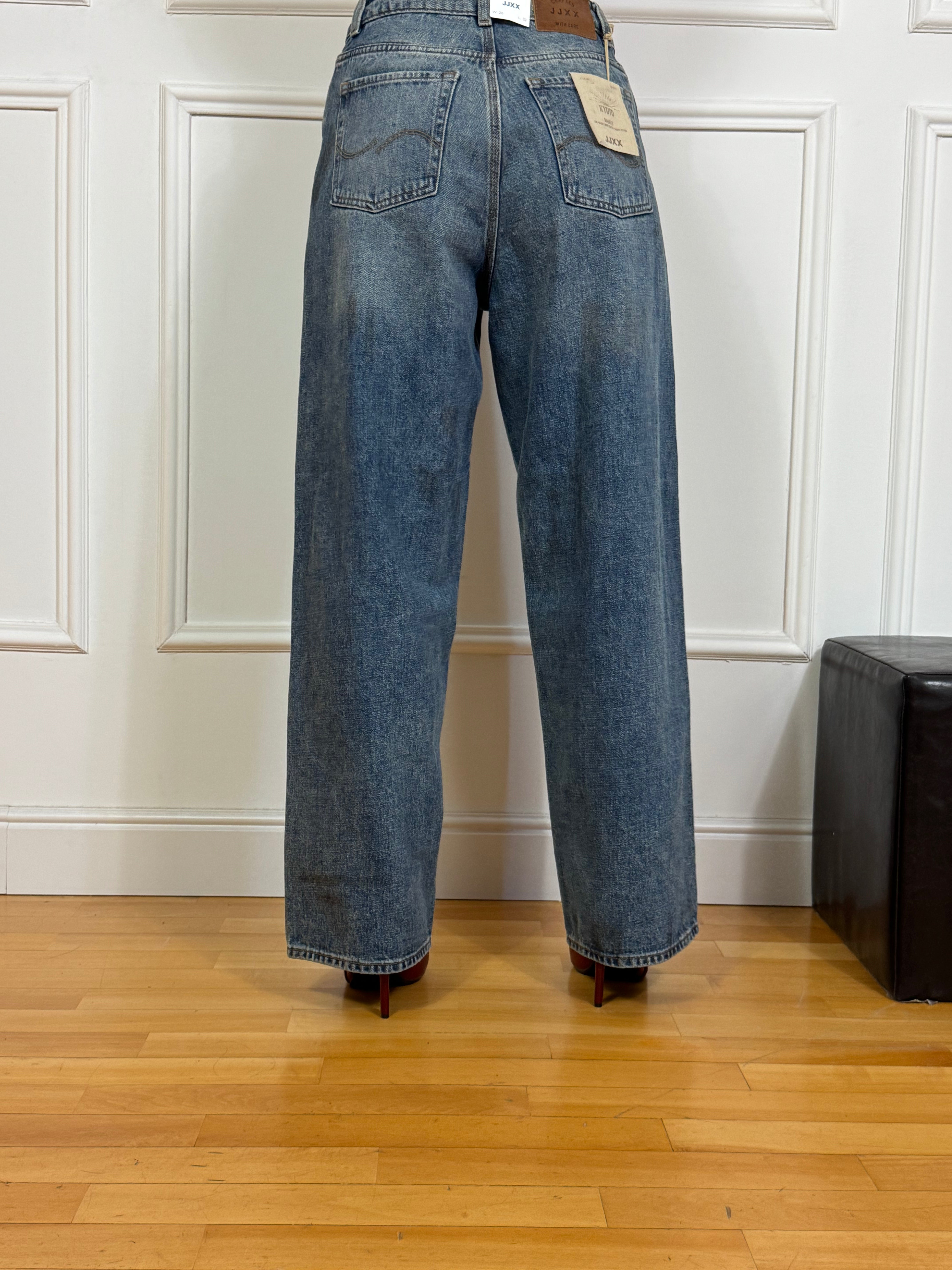 Jeans JJXX KYOTO WENDY BAGGY - Low waist Dropped crotch EFFETTO MACCHIATO