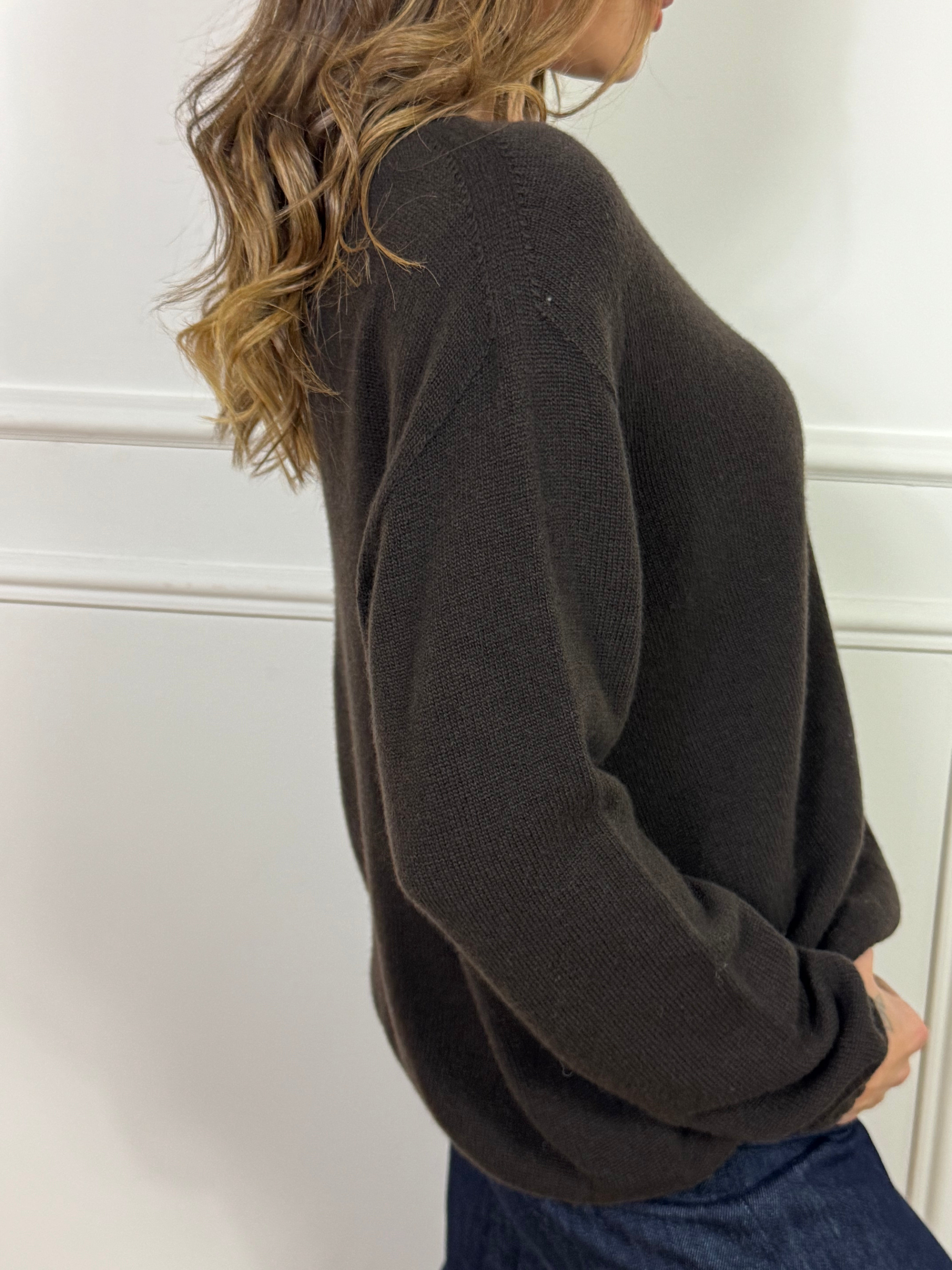 Cardigan con bottoncini KONTATTO