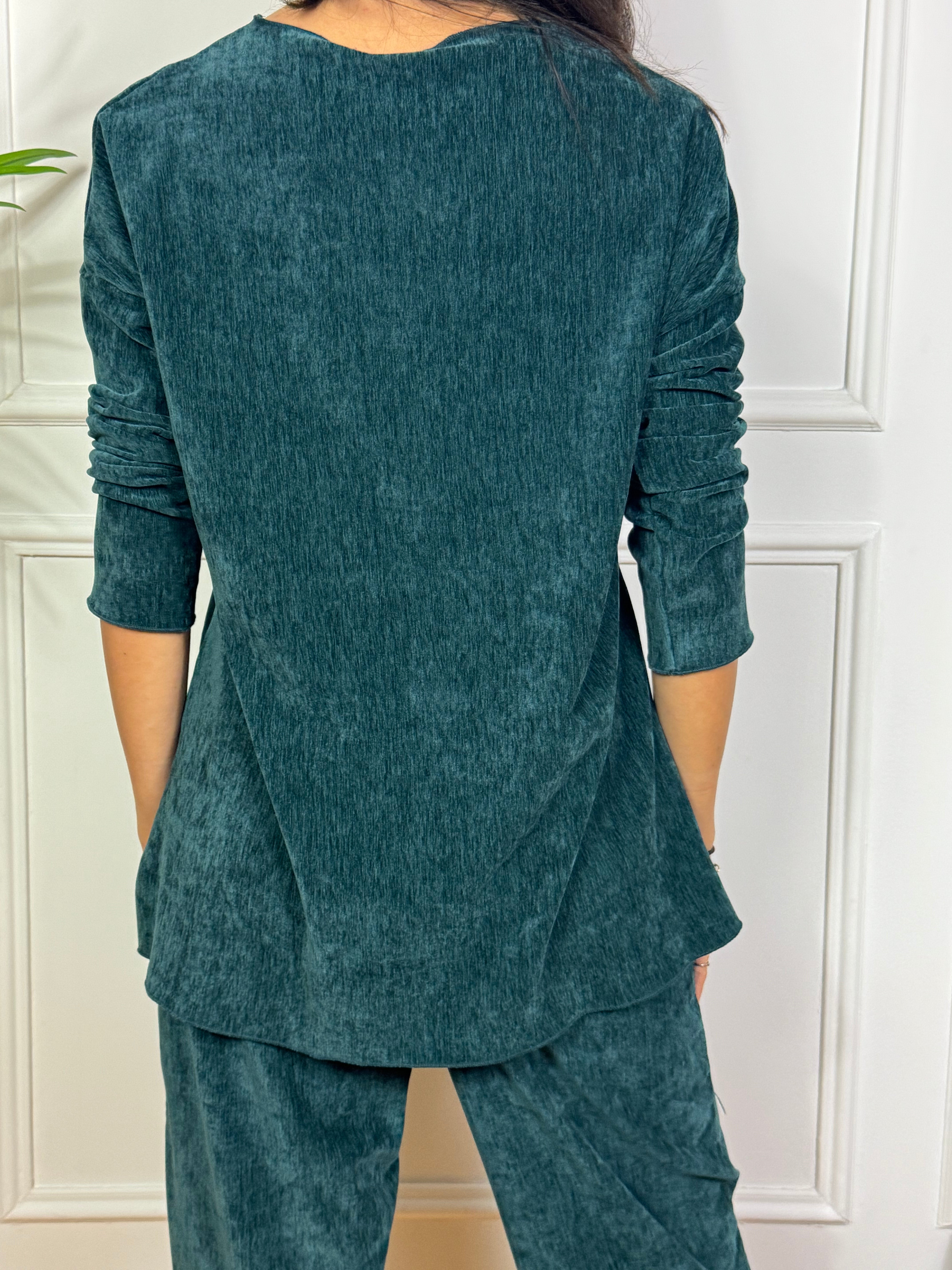 Maglia felpa in velluto Susy Mix