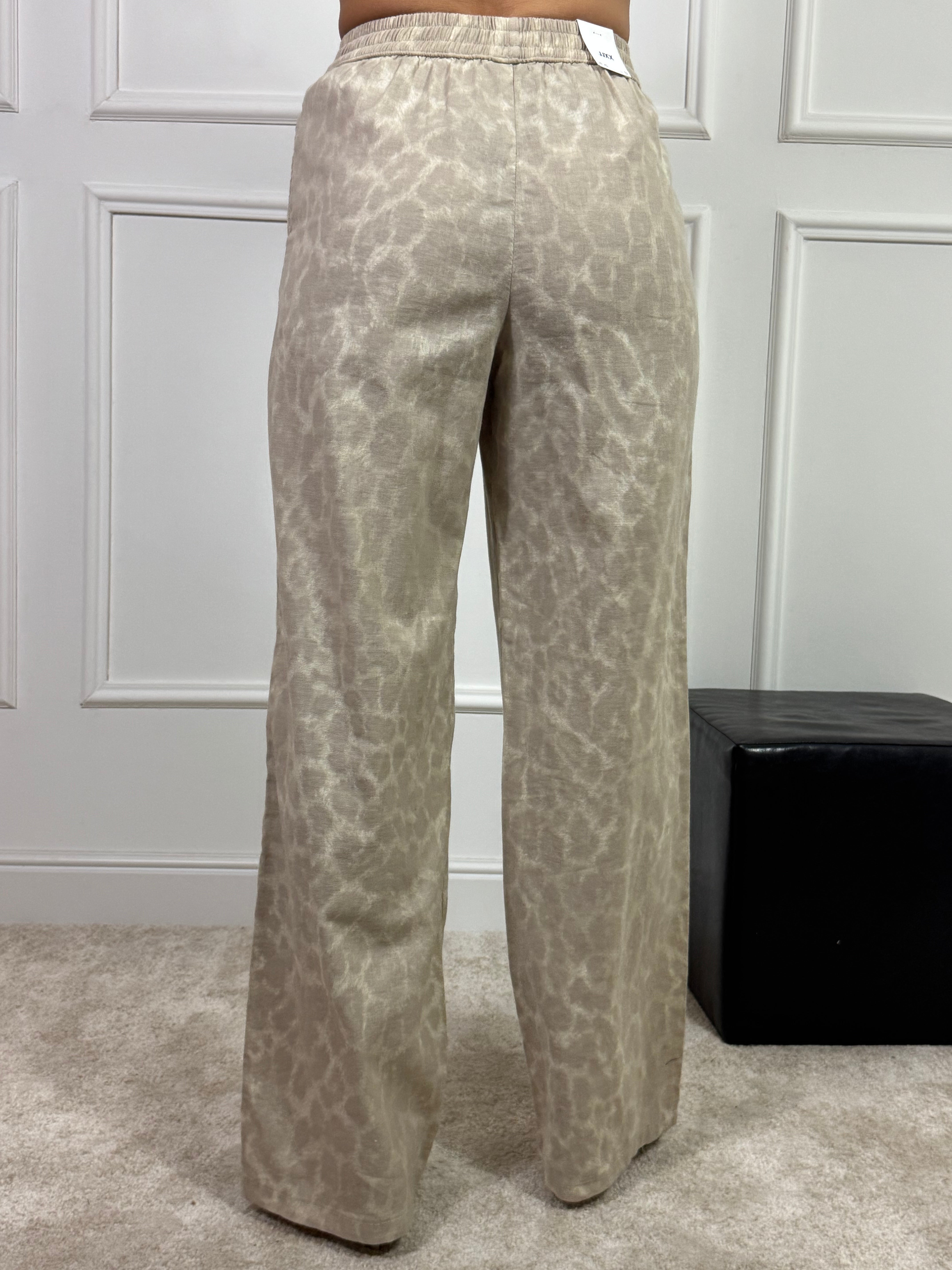 Pantalone leggero SUMMER LOOSE JJXX modello ELLA - fantasia MACULATA