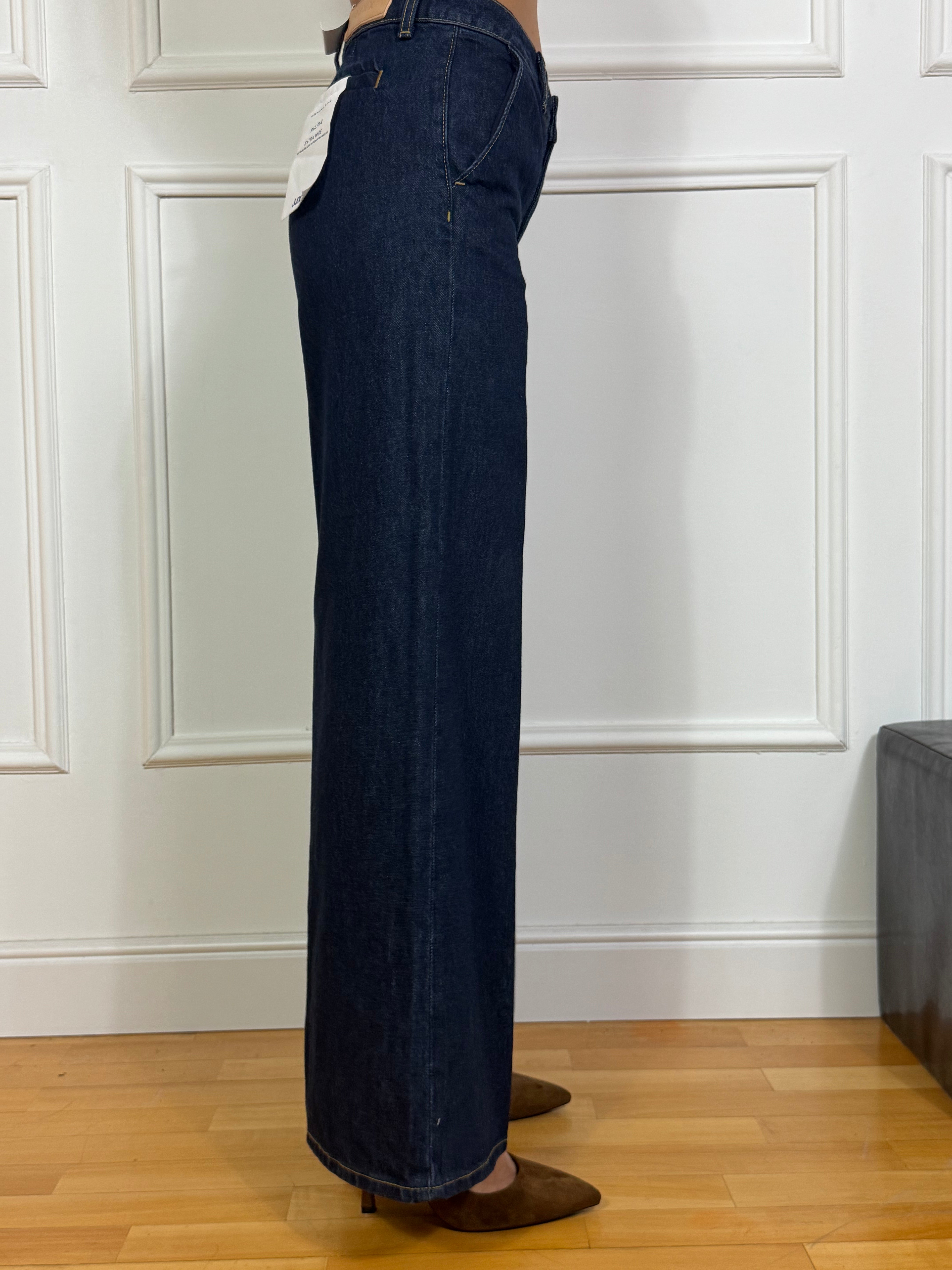 Jeans JJXX PALMA KARLA - EXTRA WIDE - Blu scuro