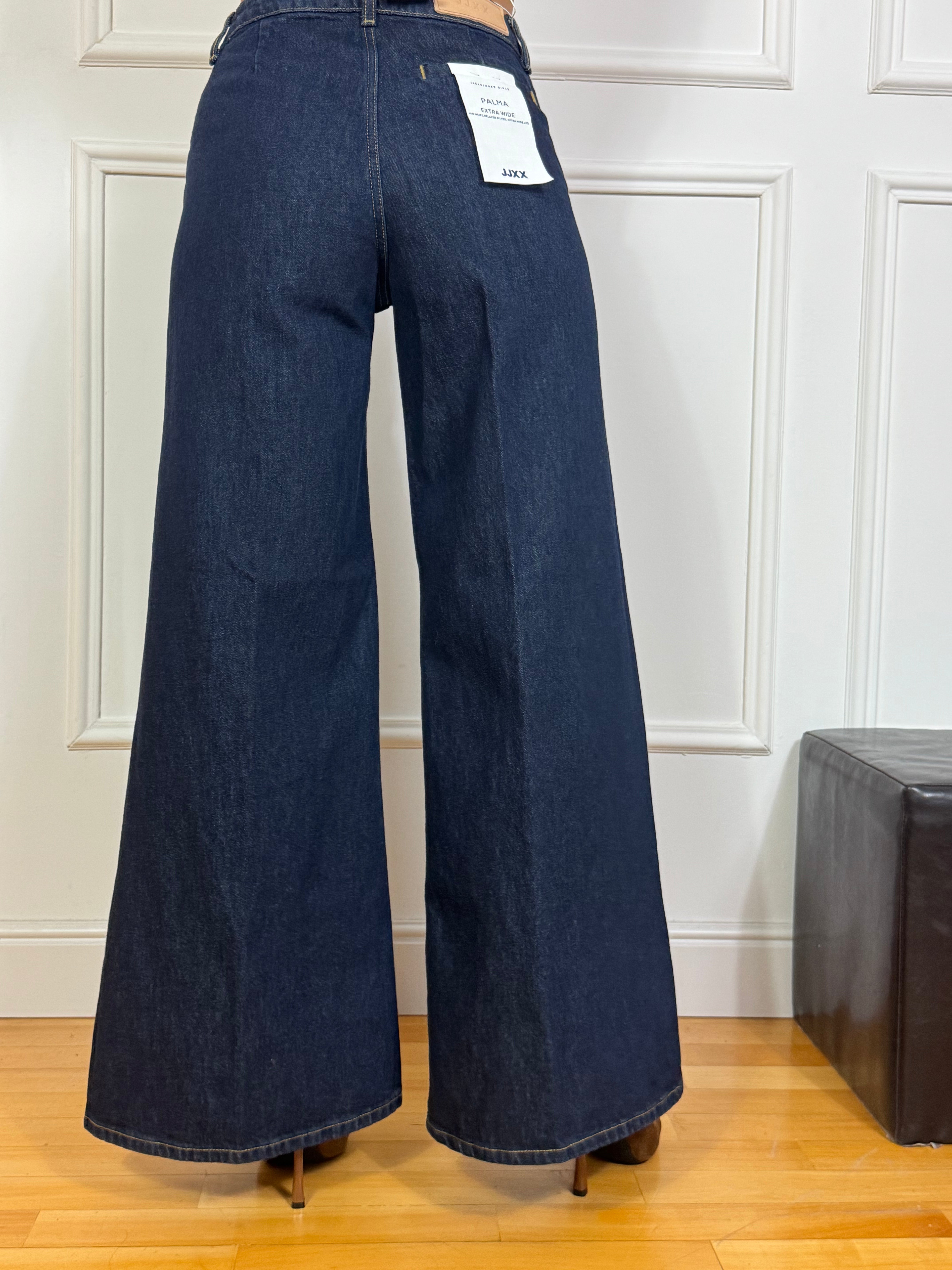 Jeans JJXX PALMA KARLA - EXTRA WIDE - Blu scuro
