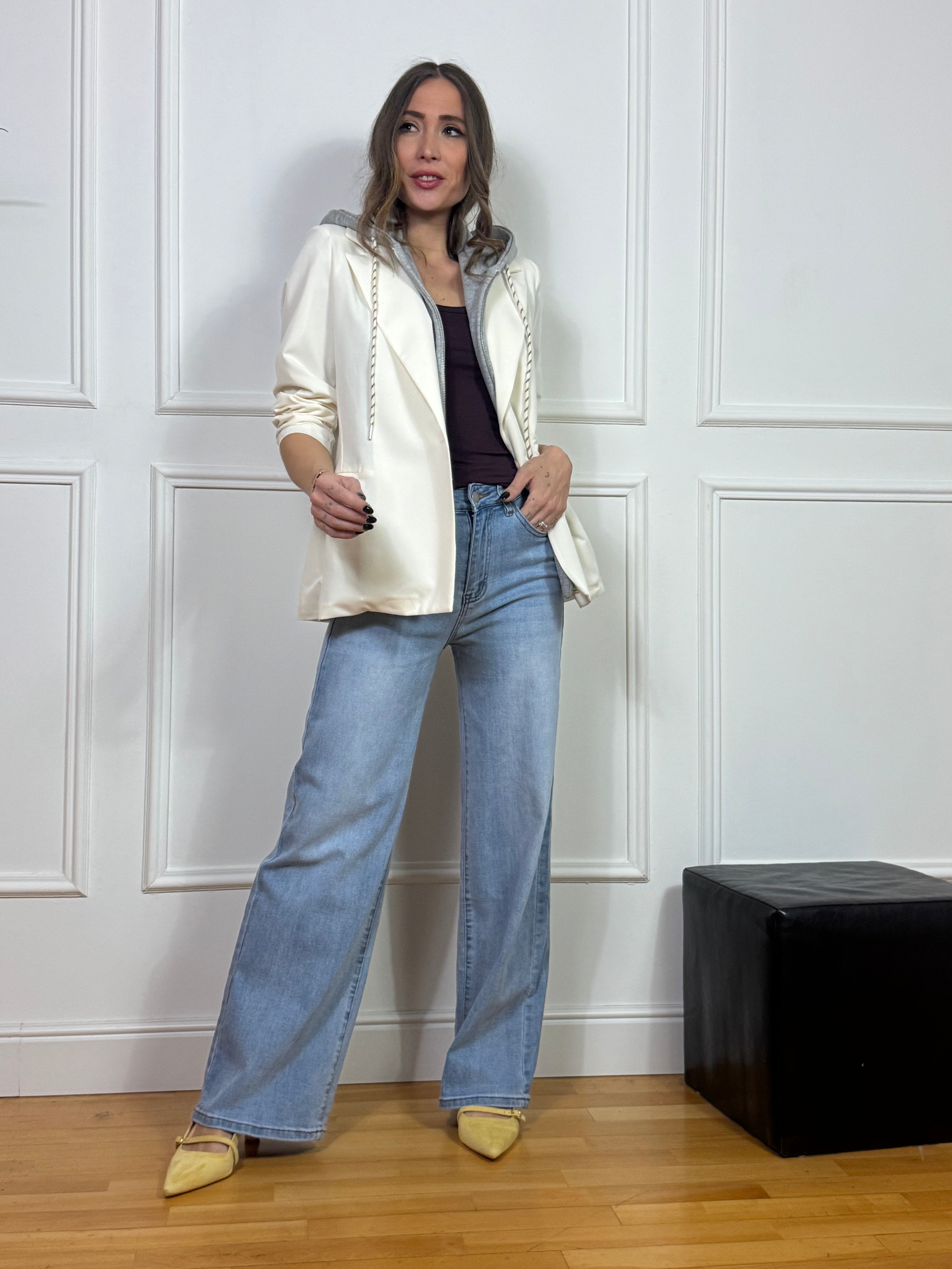 Giacca blazer con cappuccio VICTORIA ILMH