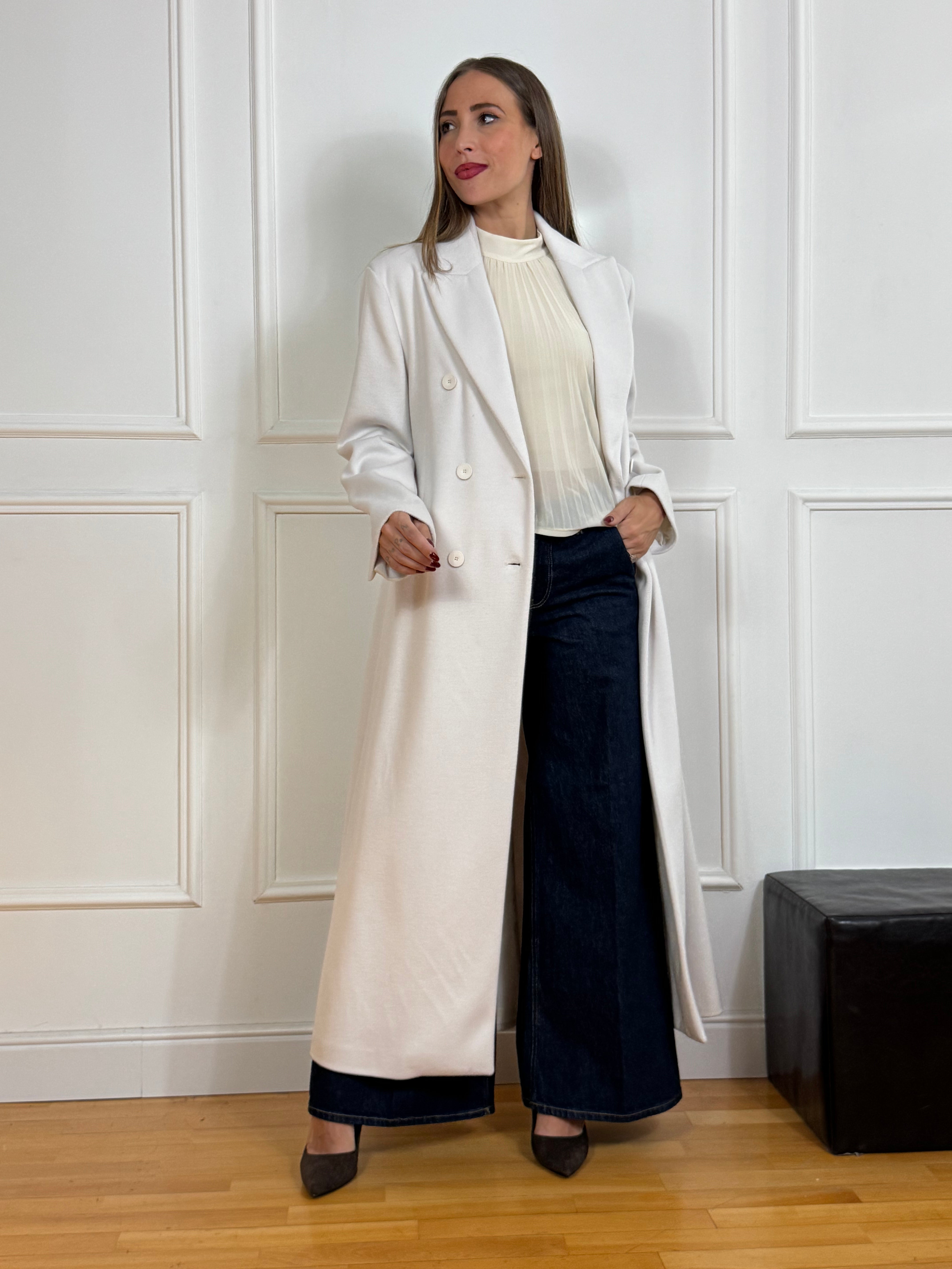 Cappotto lungo OVER doppiopetto PHILIA LOFT