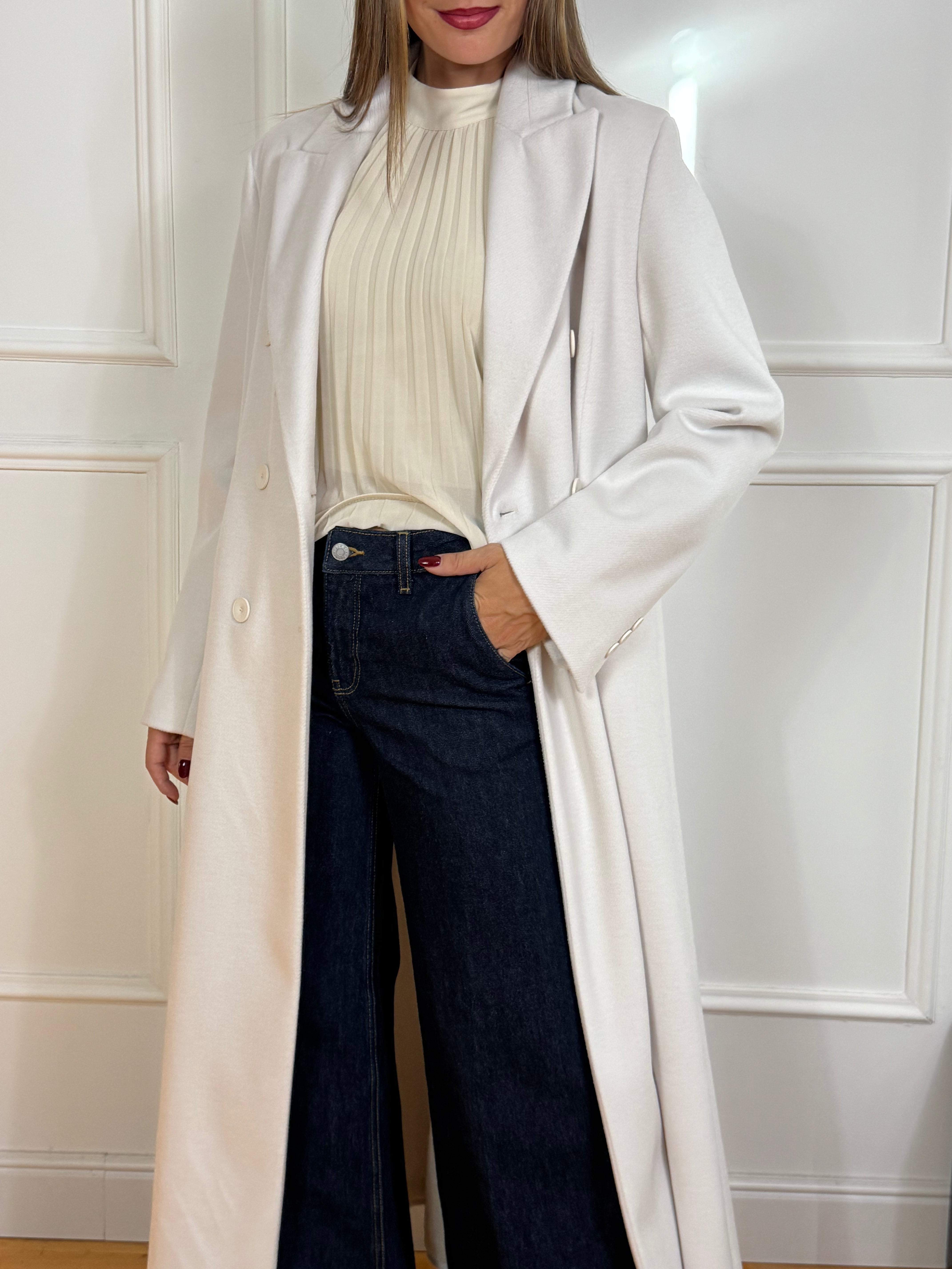 Cappotto lungo OVER doppiopetto PHILIA LOFT