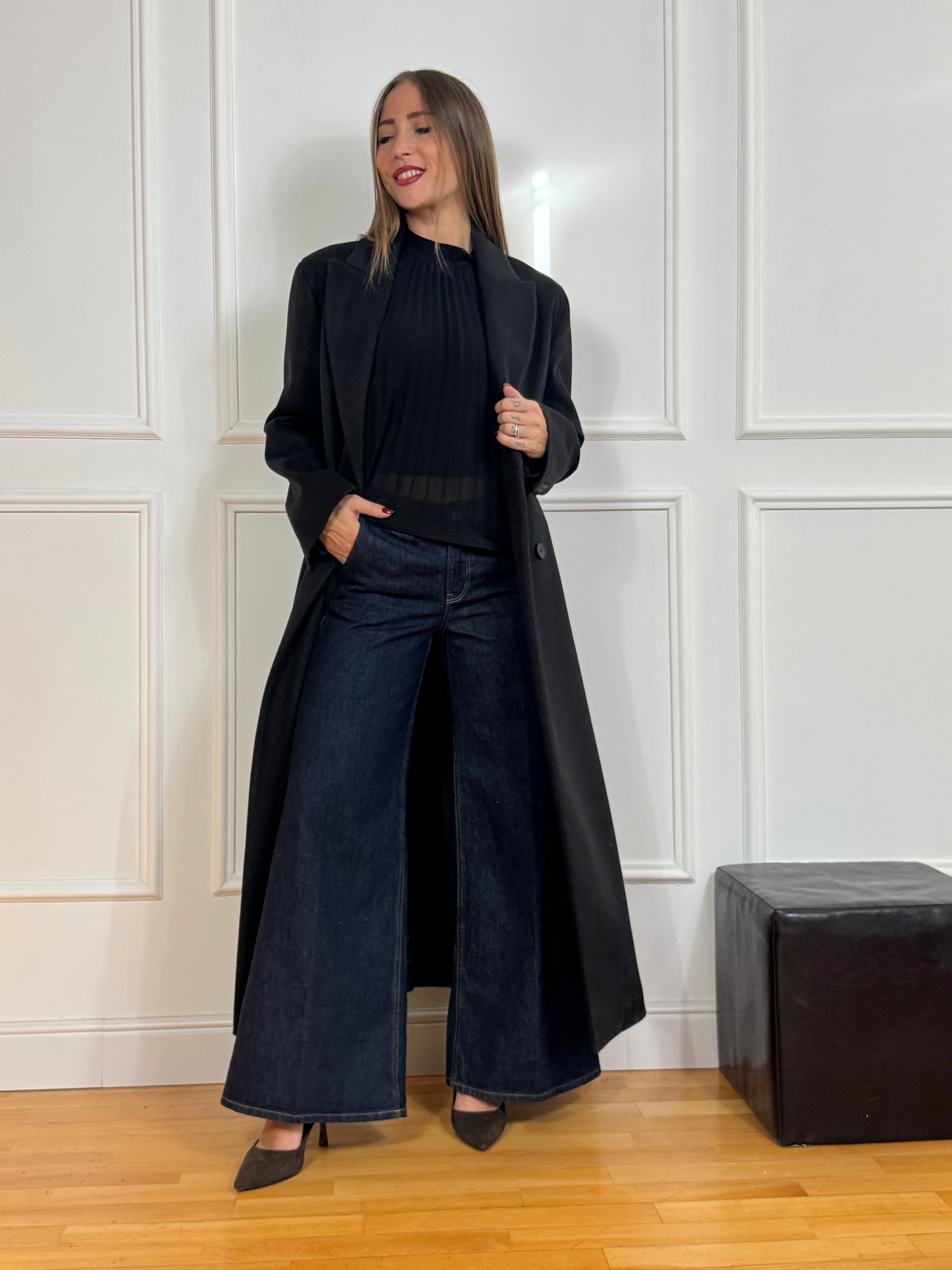 Cappotto lungo OVER doppiopetto PHILIA LOFT