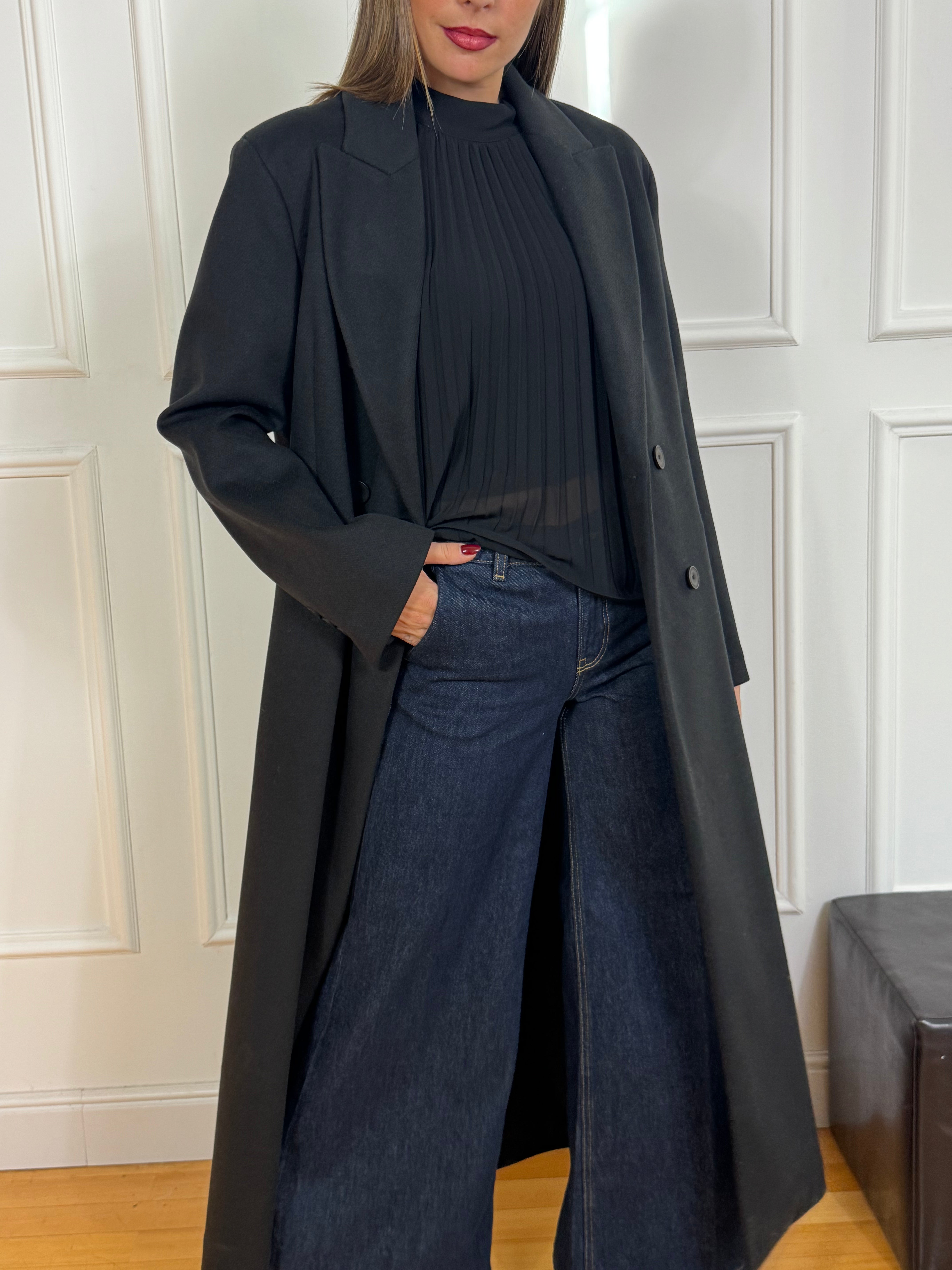 Cappotto lungo OVER doppiopetto PHILIA LOFT