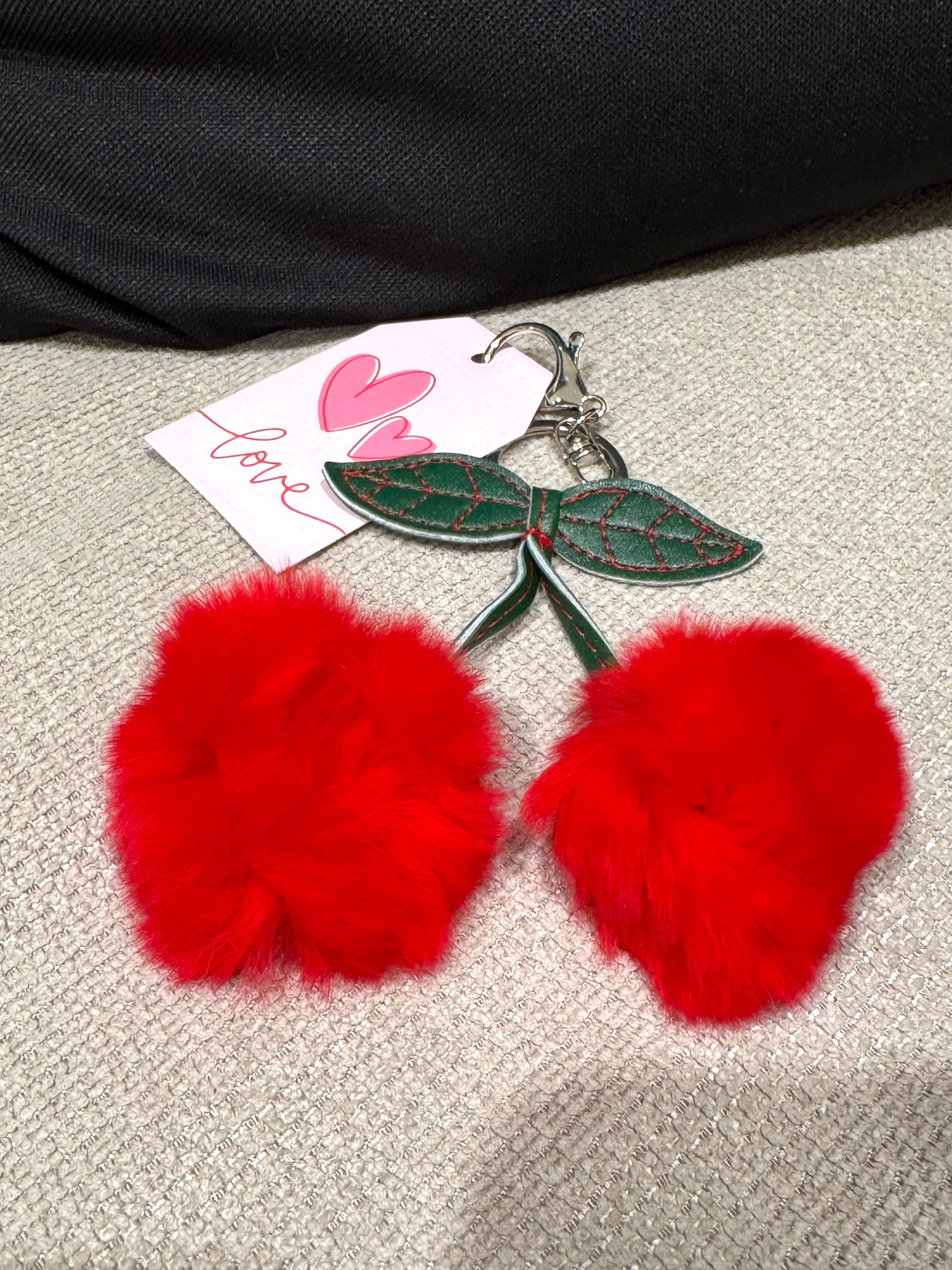 Portachiavi / Ciondolo per borsa Ciliegia