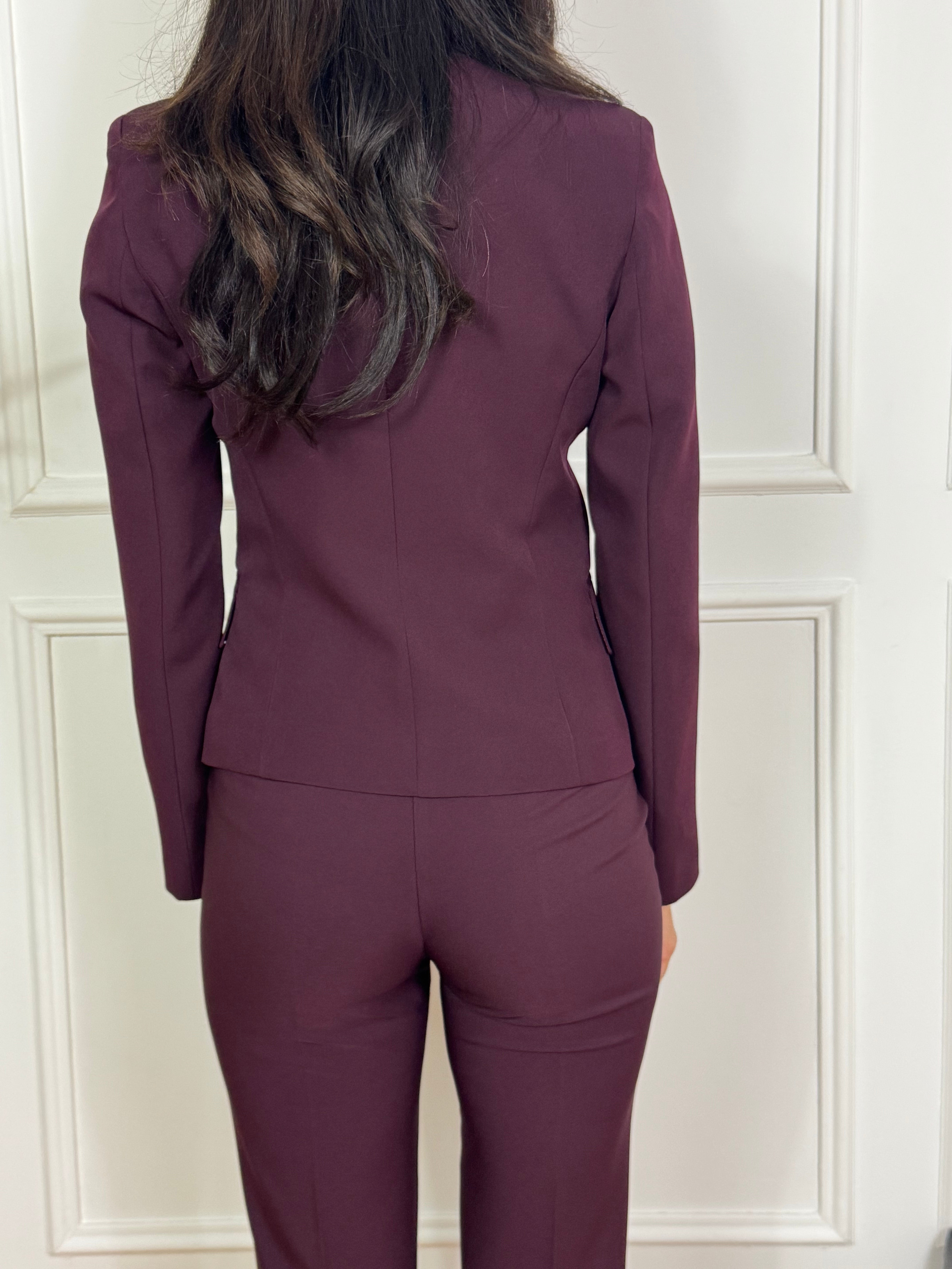 Completo tailleur Kikisix GIACCA DOPPIOPETTO BOTTONI ORO + PANTALONE ZAMPA