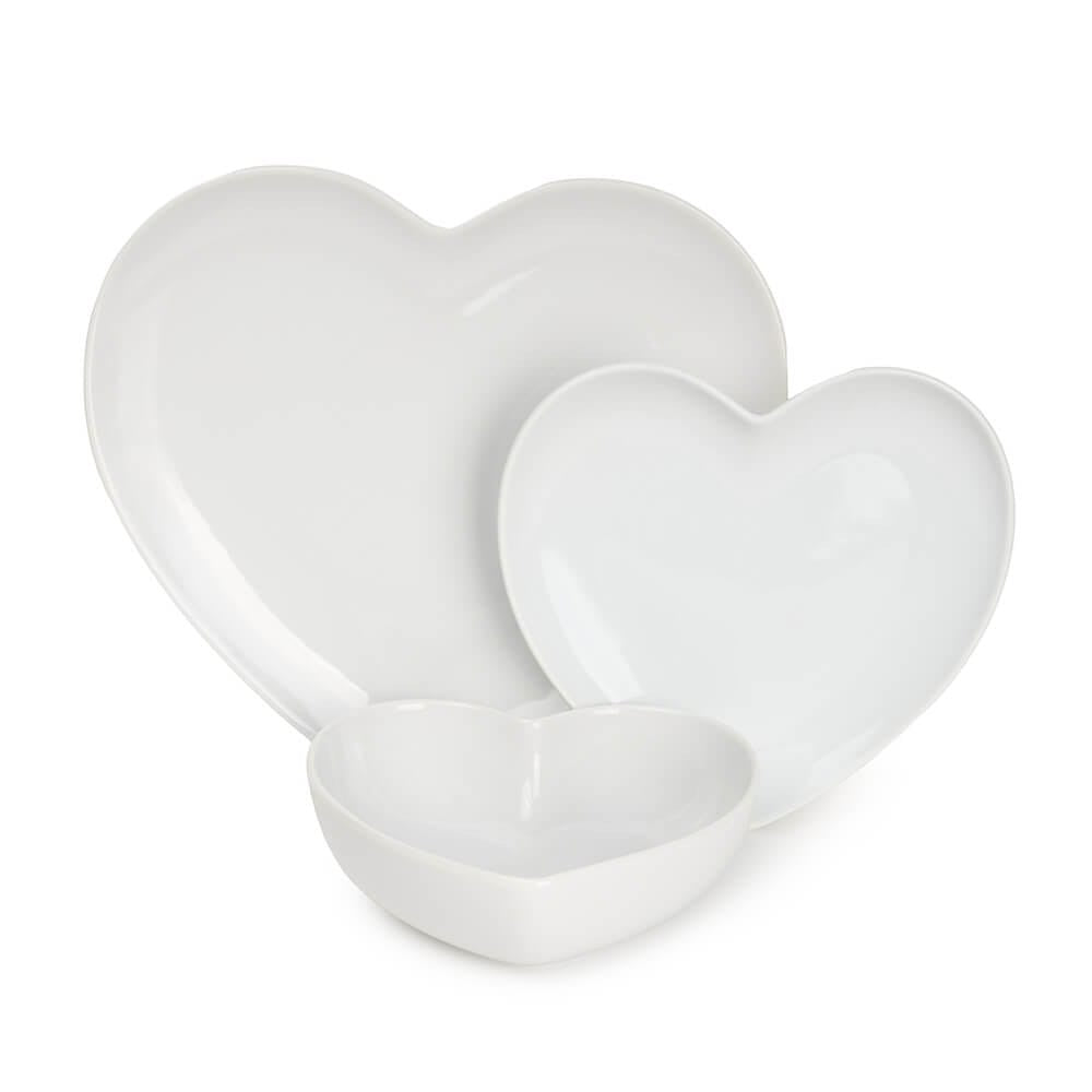Piatti set 18pz CUORE