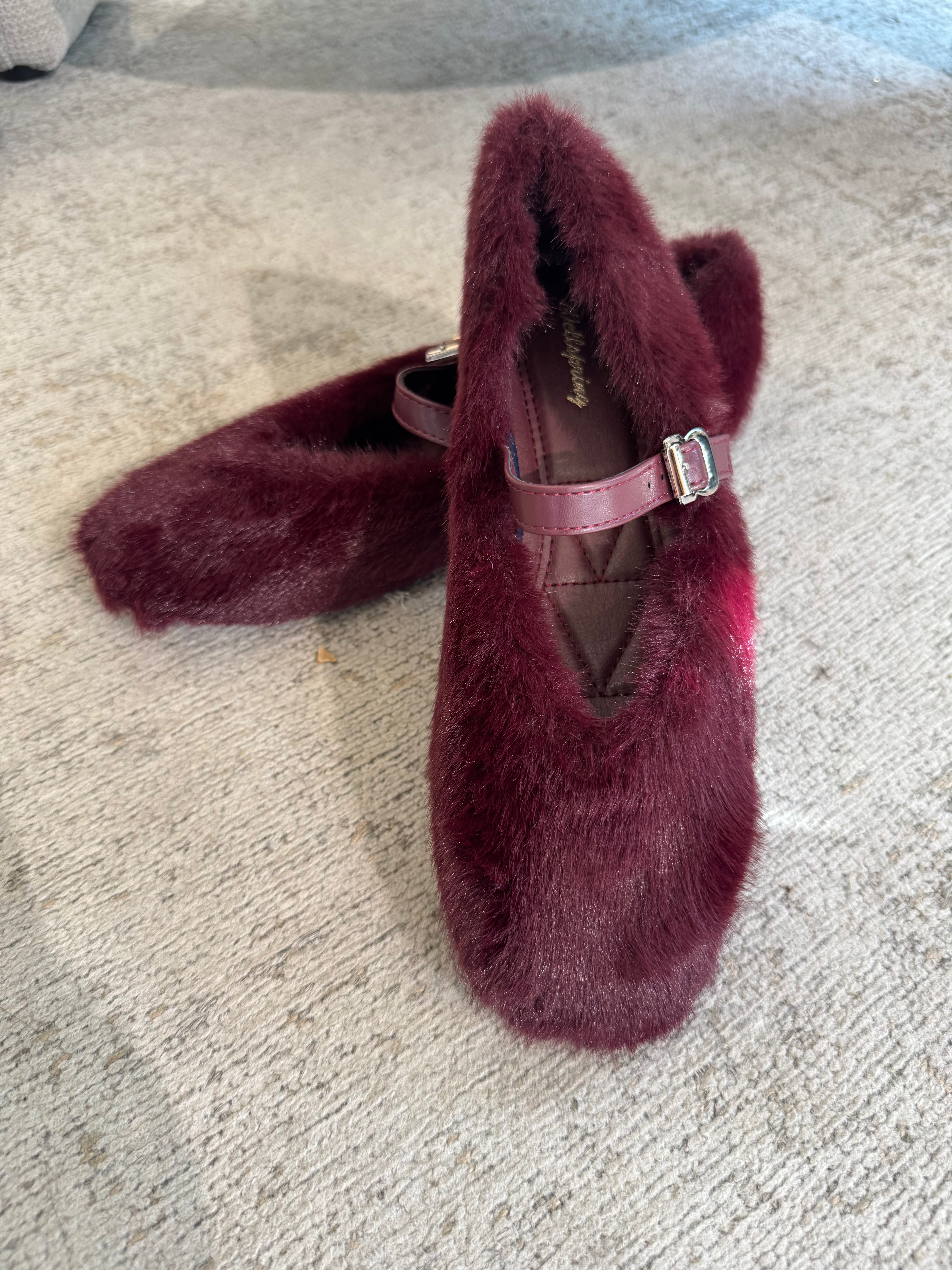 Ballerine di peluche