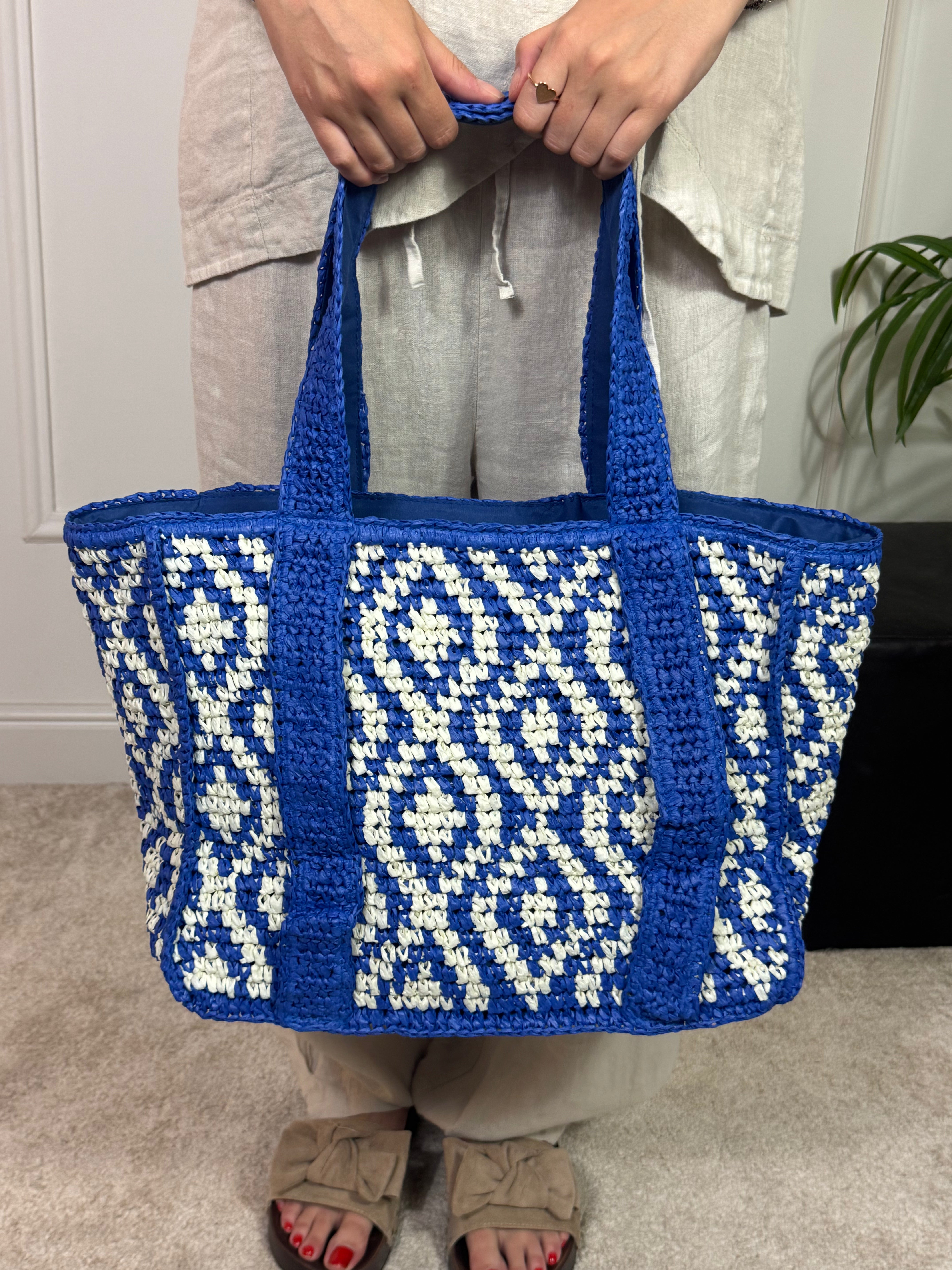 Borsa in raffia Victoria ILMH