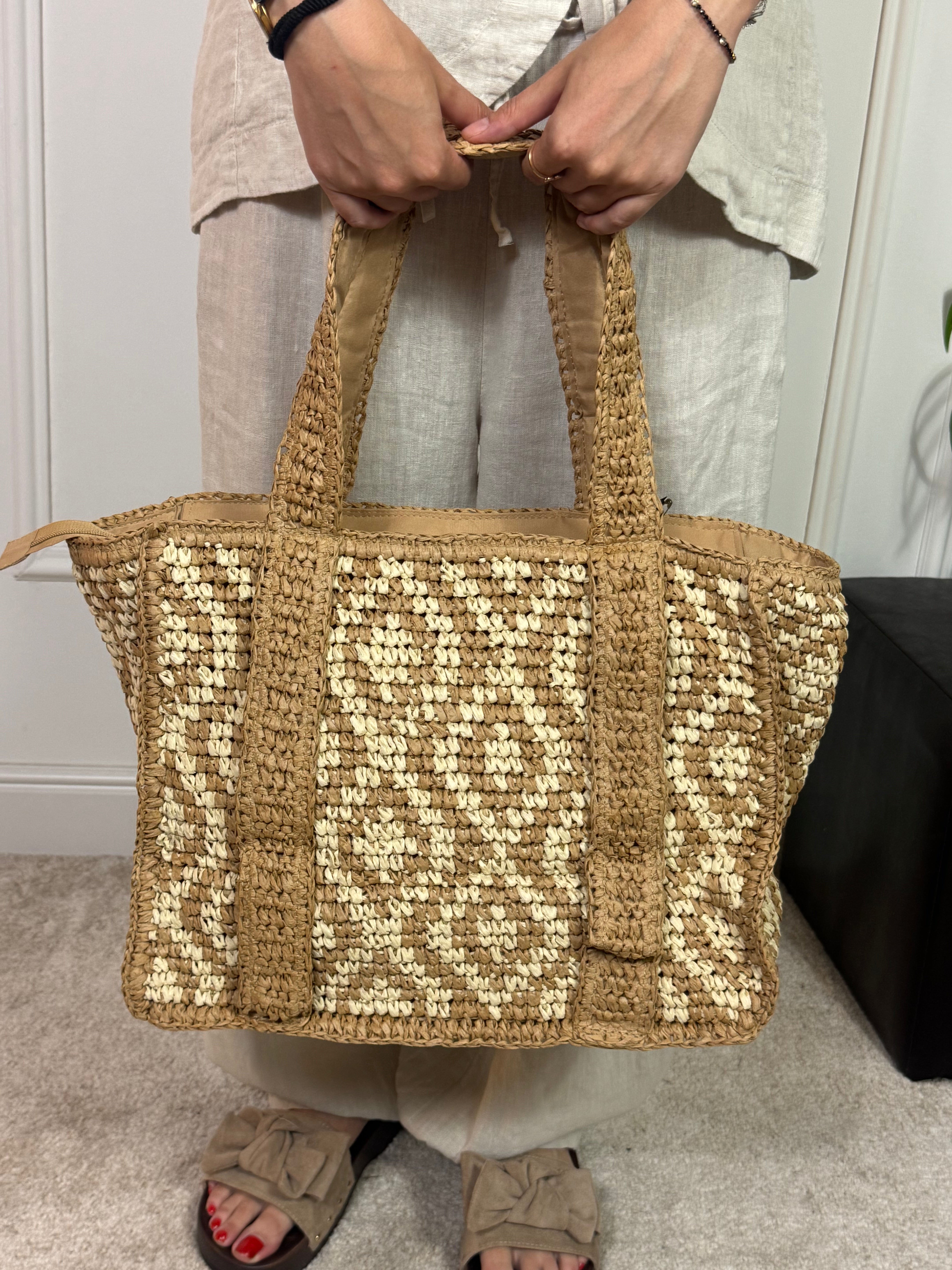 Borsa in raffia Victoria ILMH