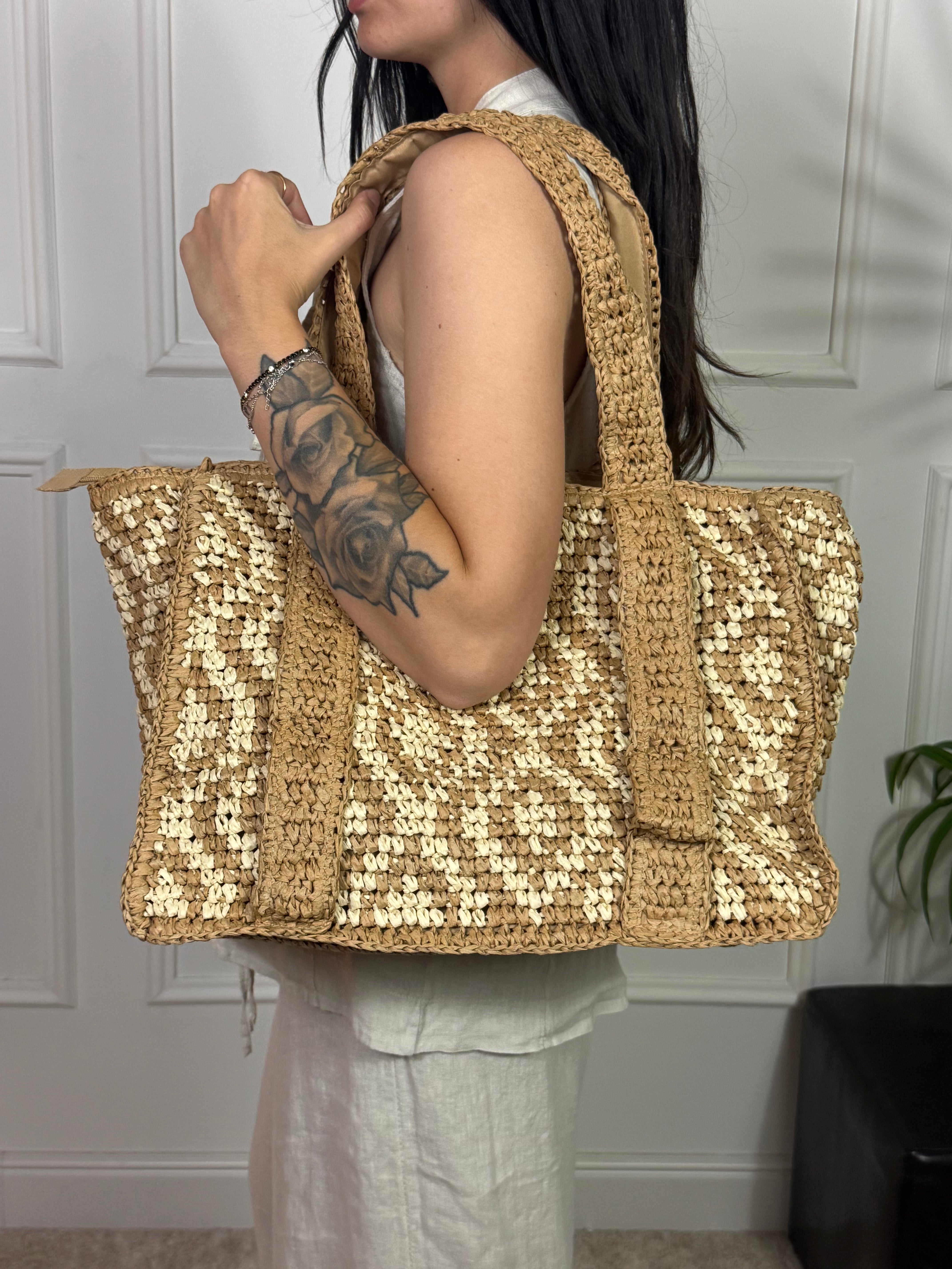 Borsa in raffia Victoria ILMH