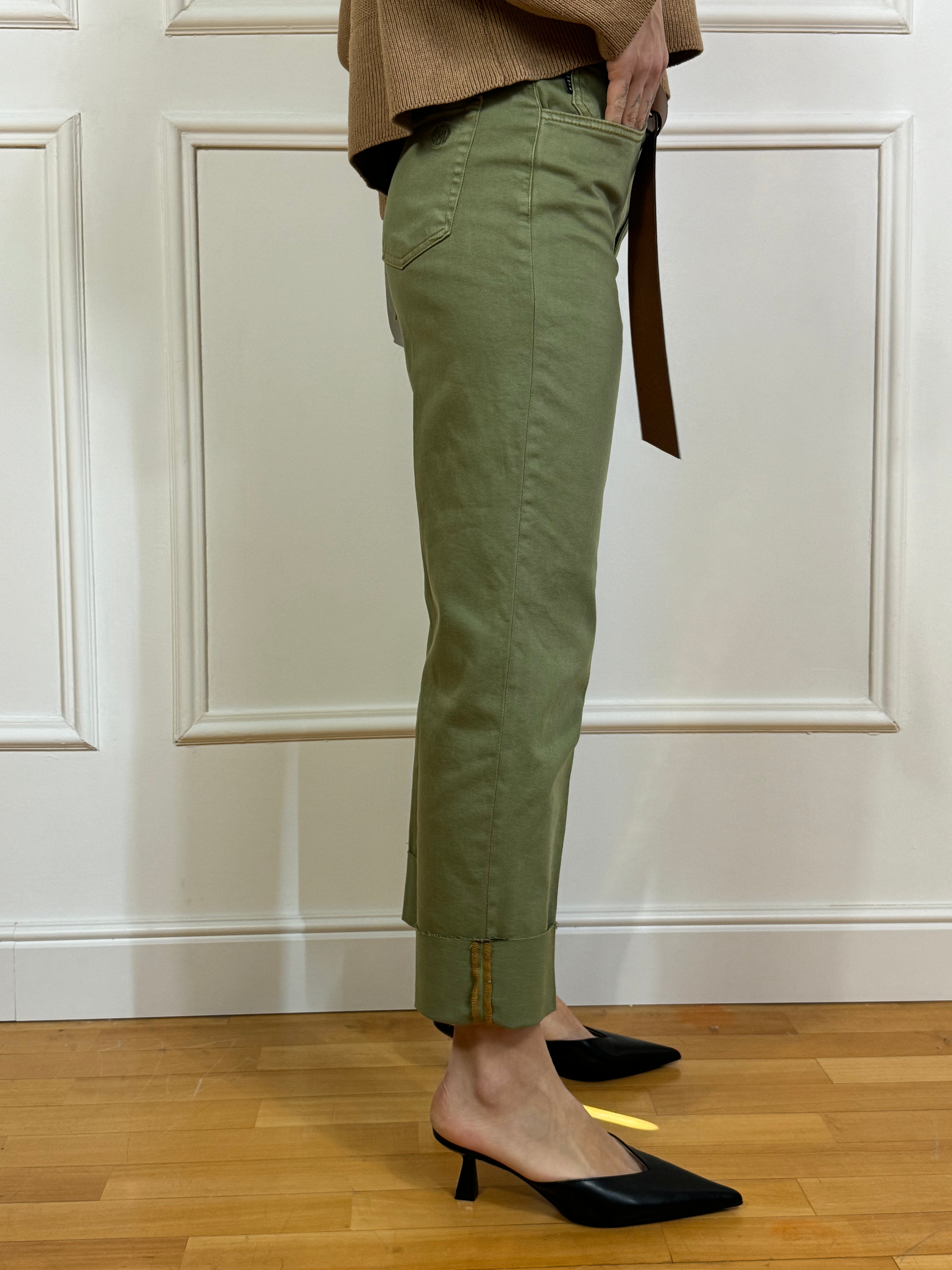 Pantalone jeans Have One MANDY VERDE OLIVA