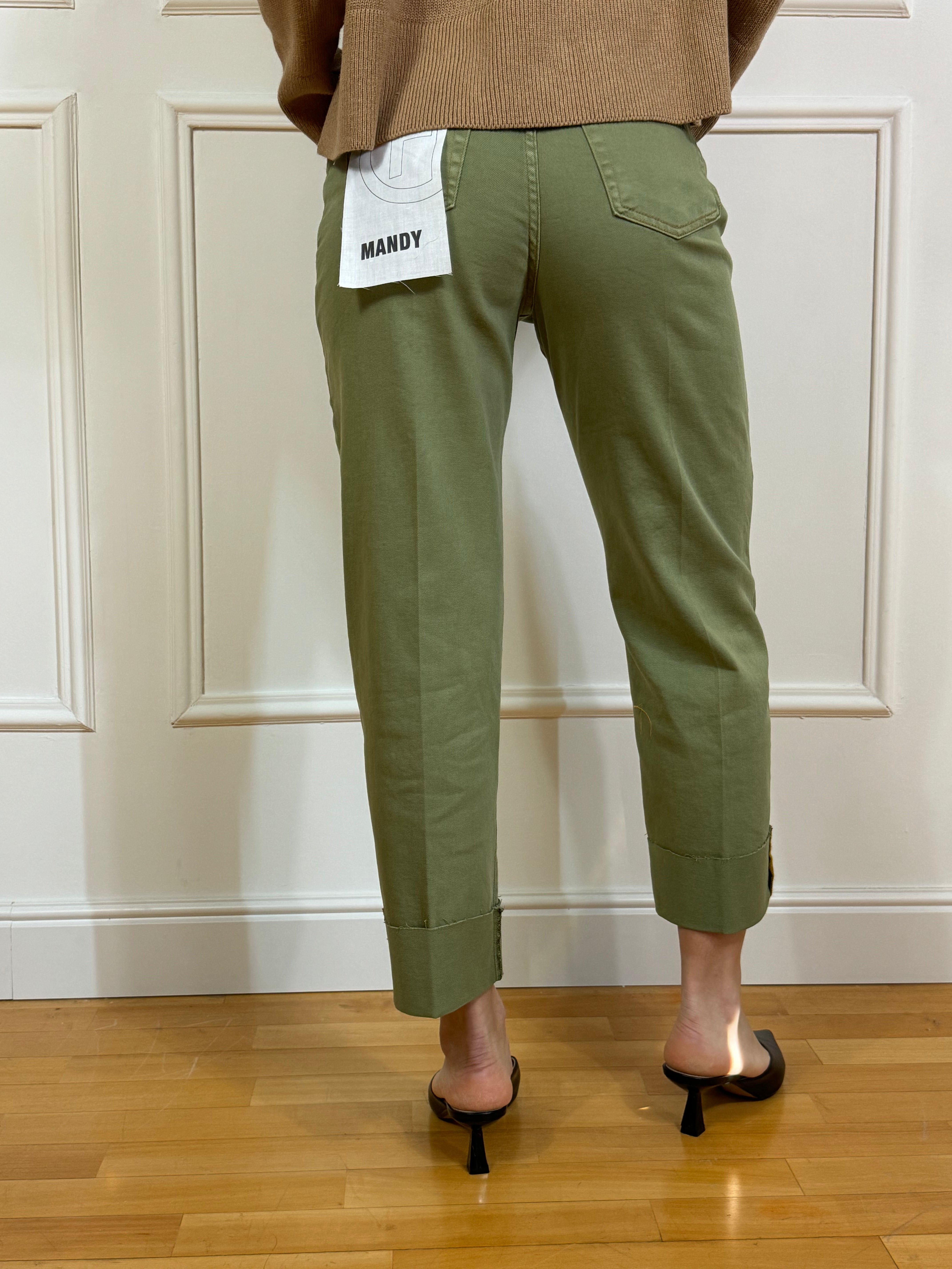 Pantalone jeans Have One MANDY VERDE OLIVA