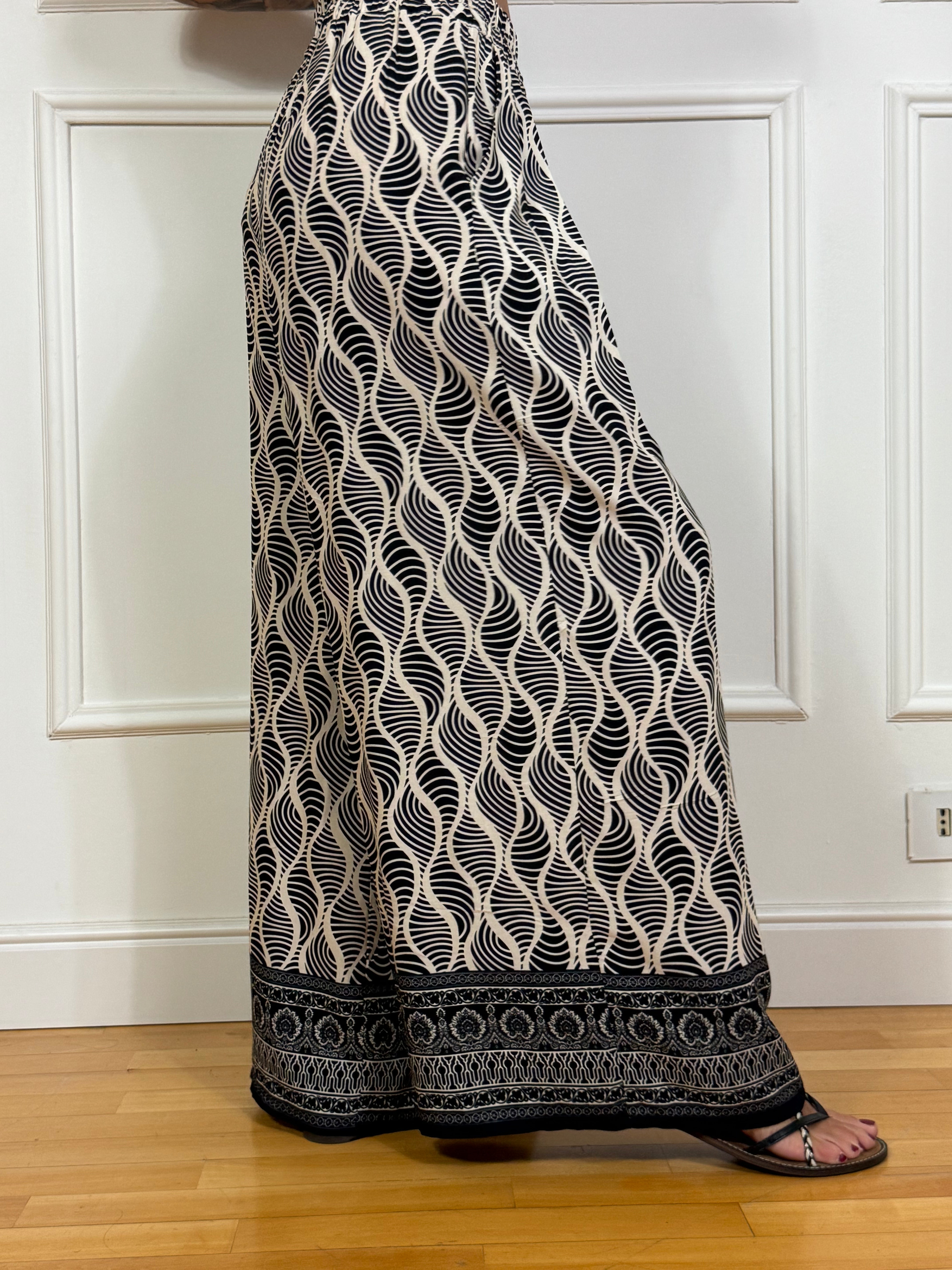 Pantalone ampio Kikisix fantasia OPTICAL ONDE