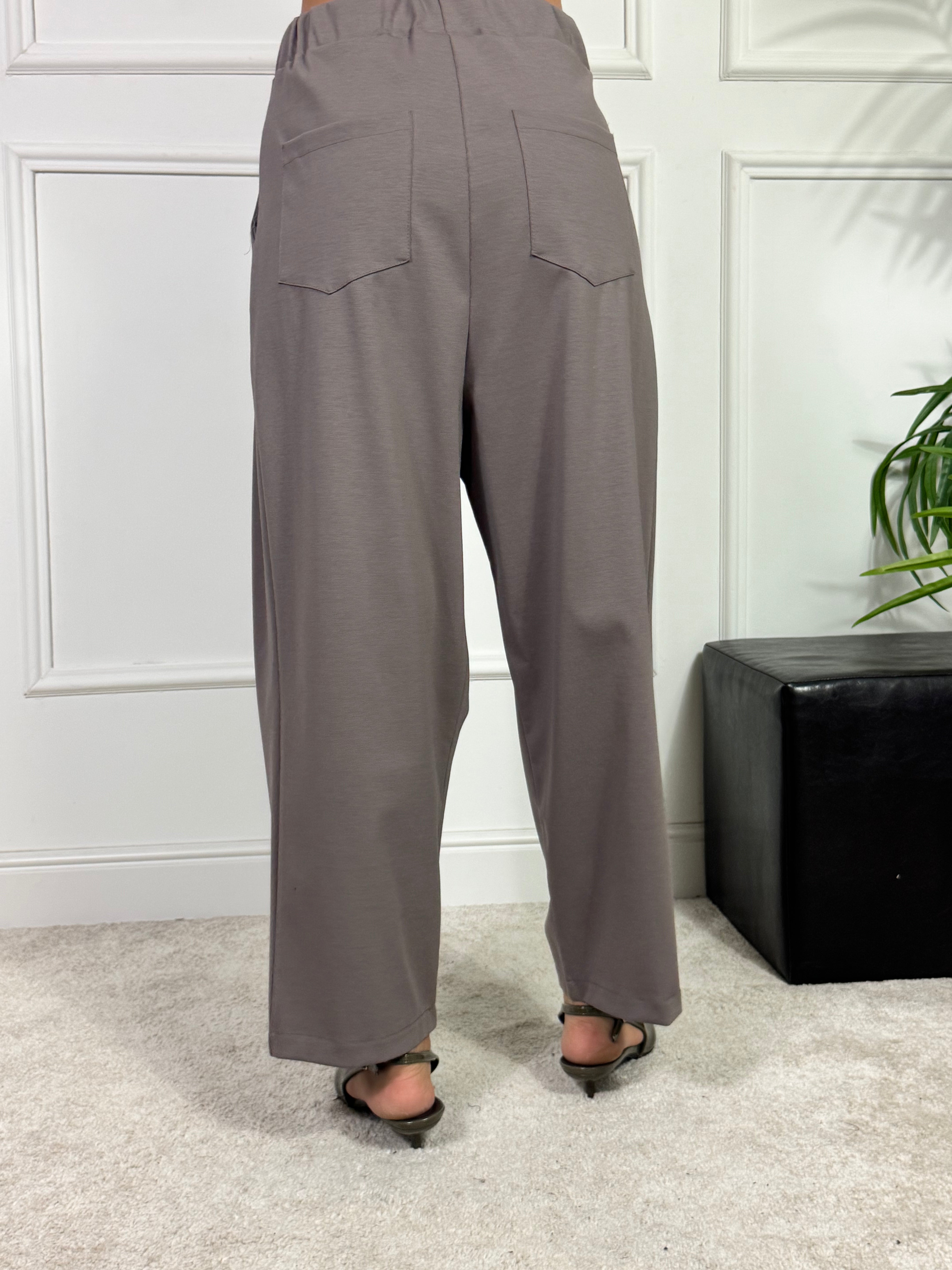 Pantalone PUNTO MILANO Victoria ILMH BALLOON CON PINCES LATERALE