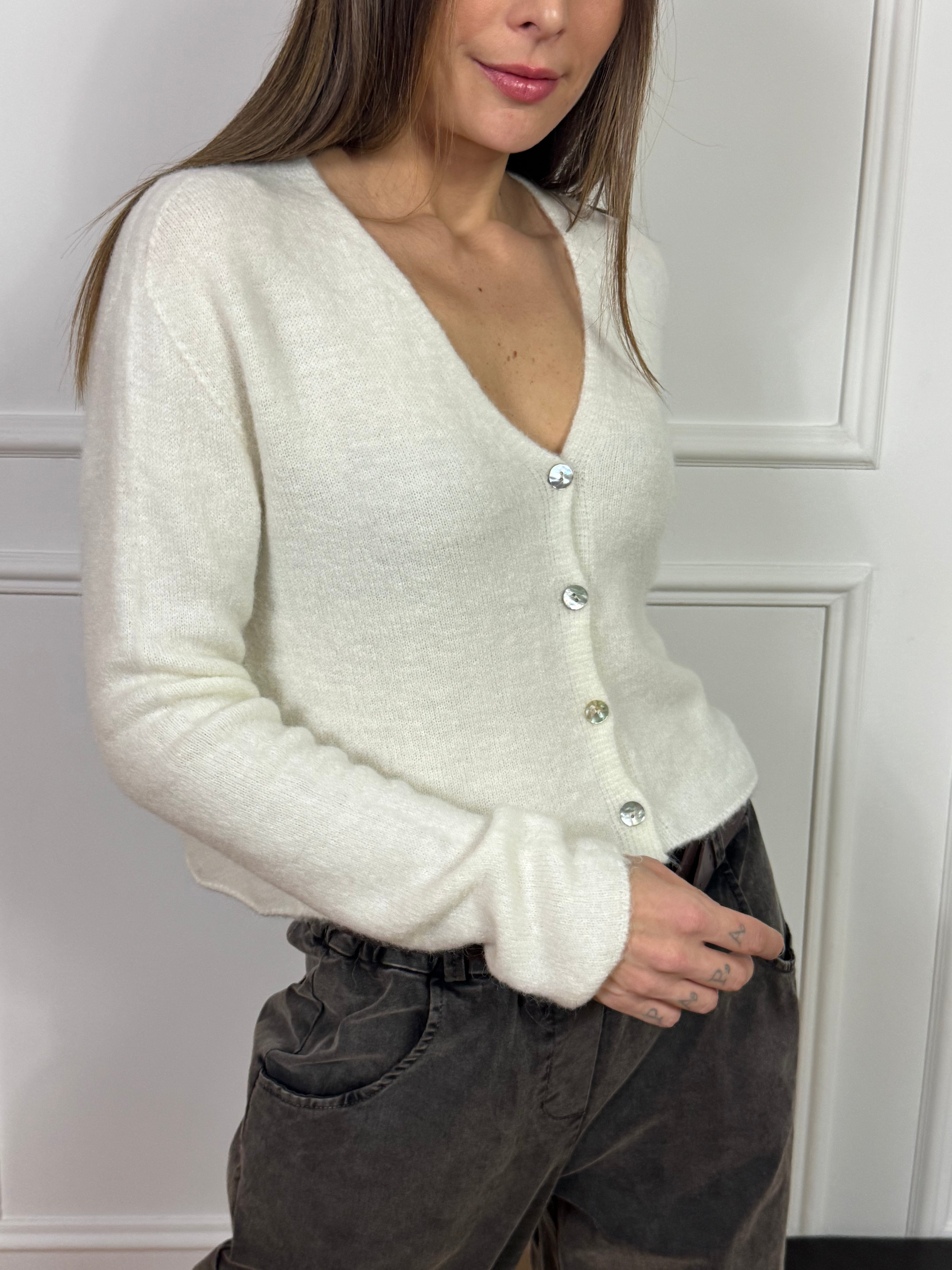 Cardigan panna VICTORIA ILMH