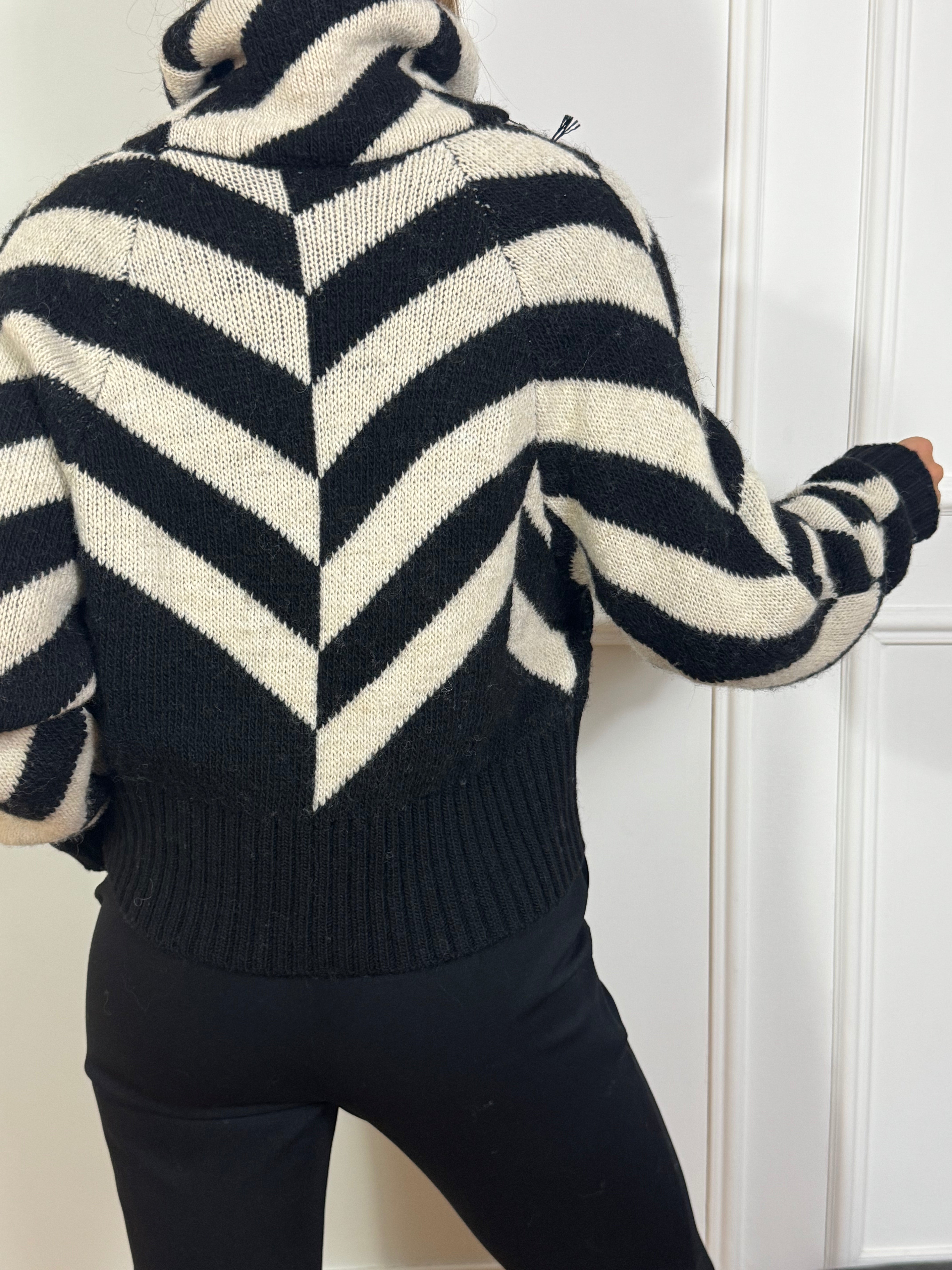 Maglia jacquard collo alto The Loom Archive a fantasia