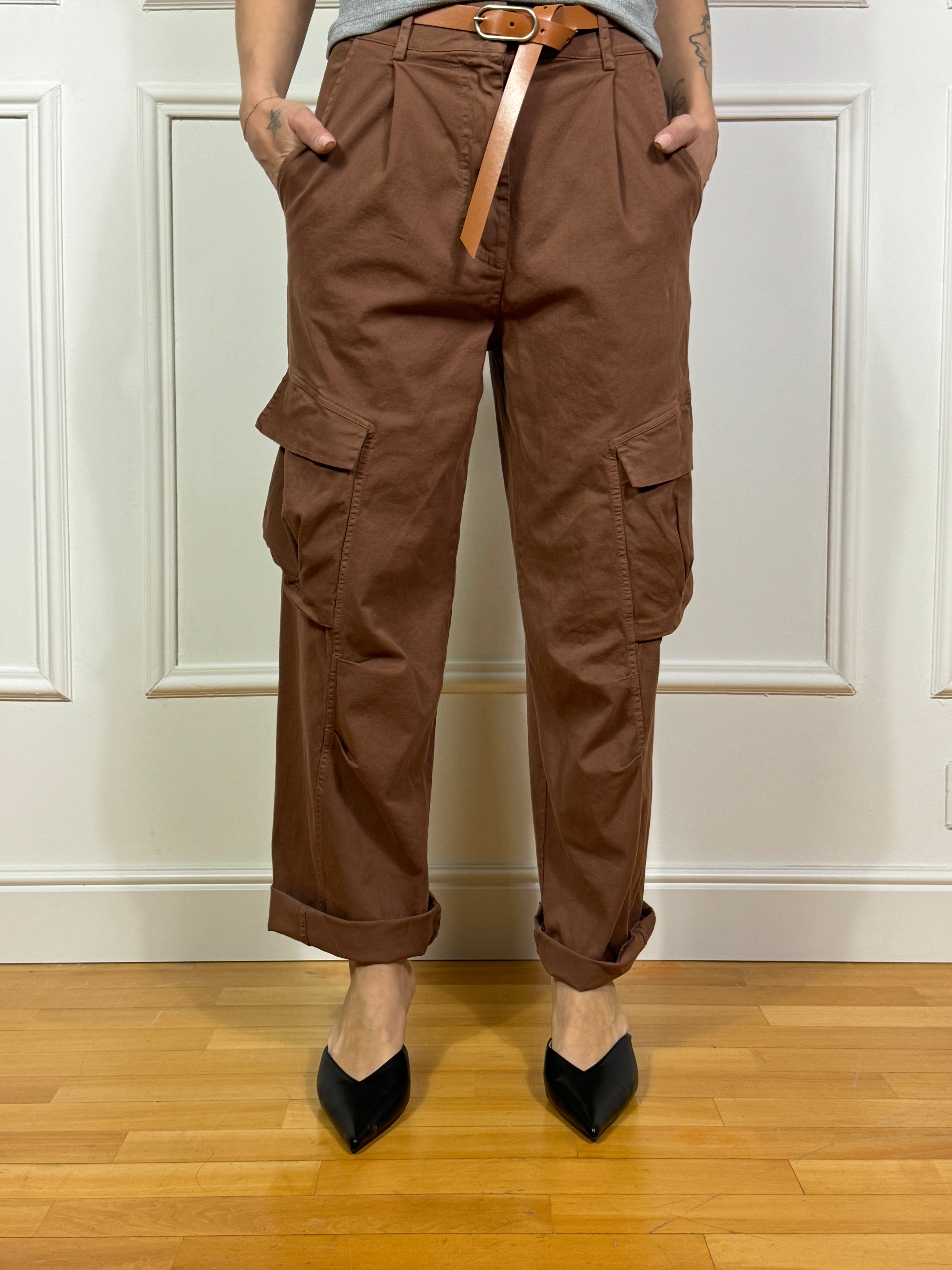 Pantalone Susy Mix CON TASCONI e cinturina