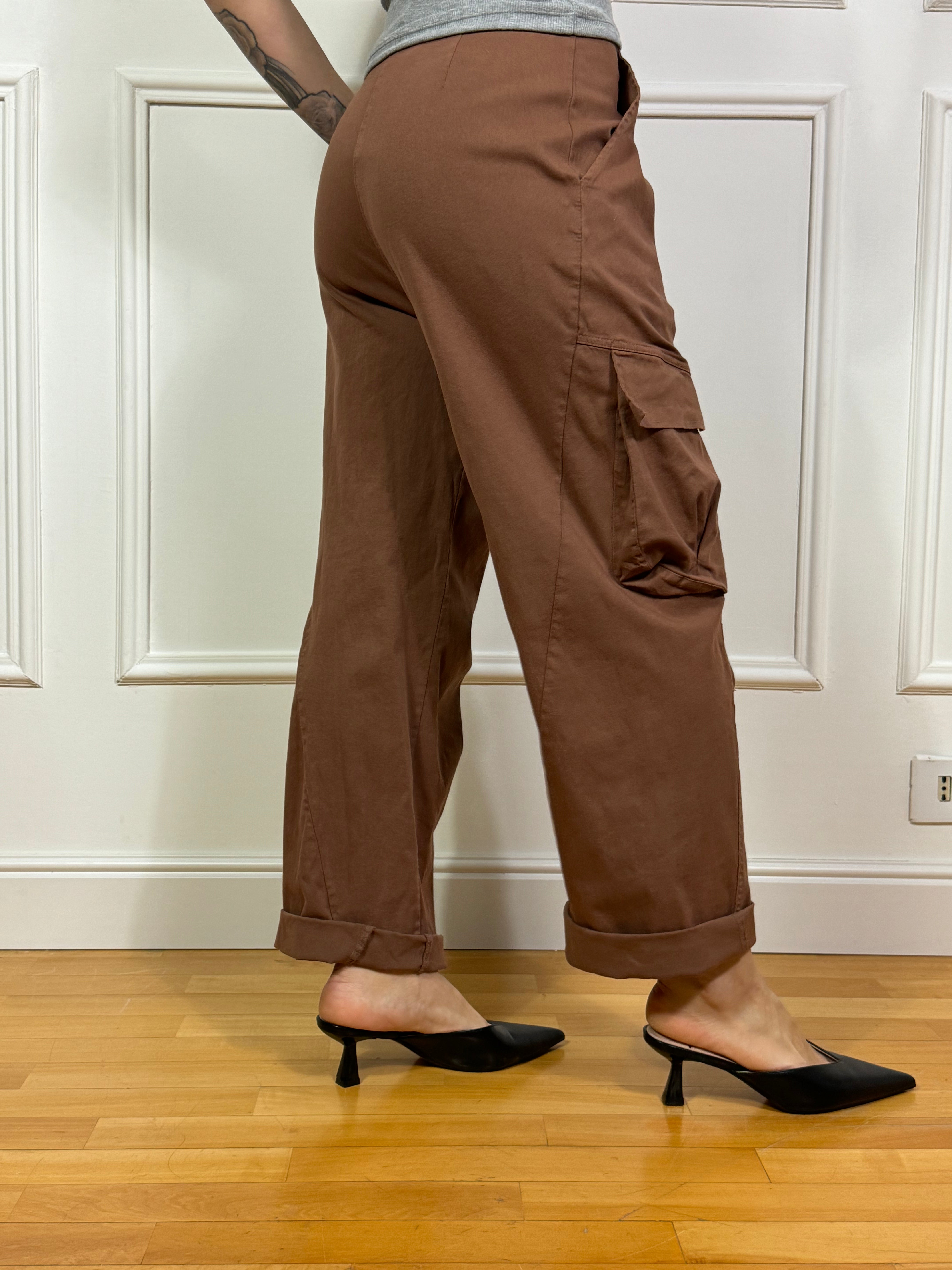 Pantalone Susy Mix CON TASCONI e cinturina