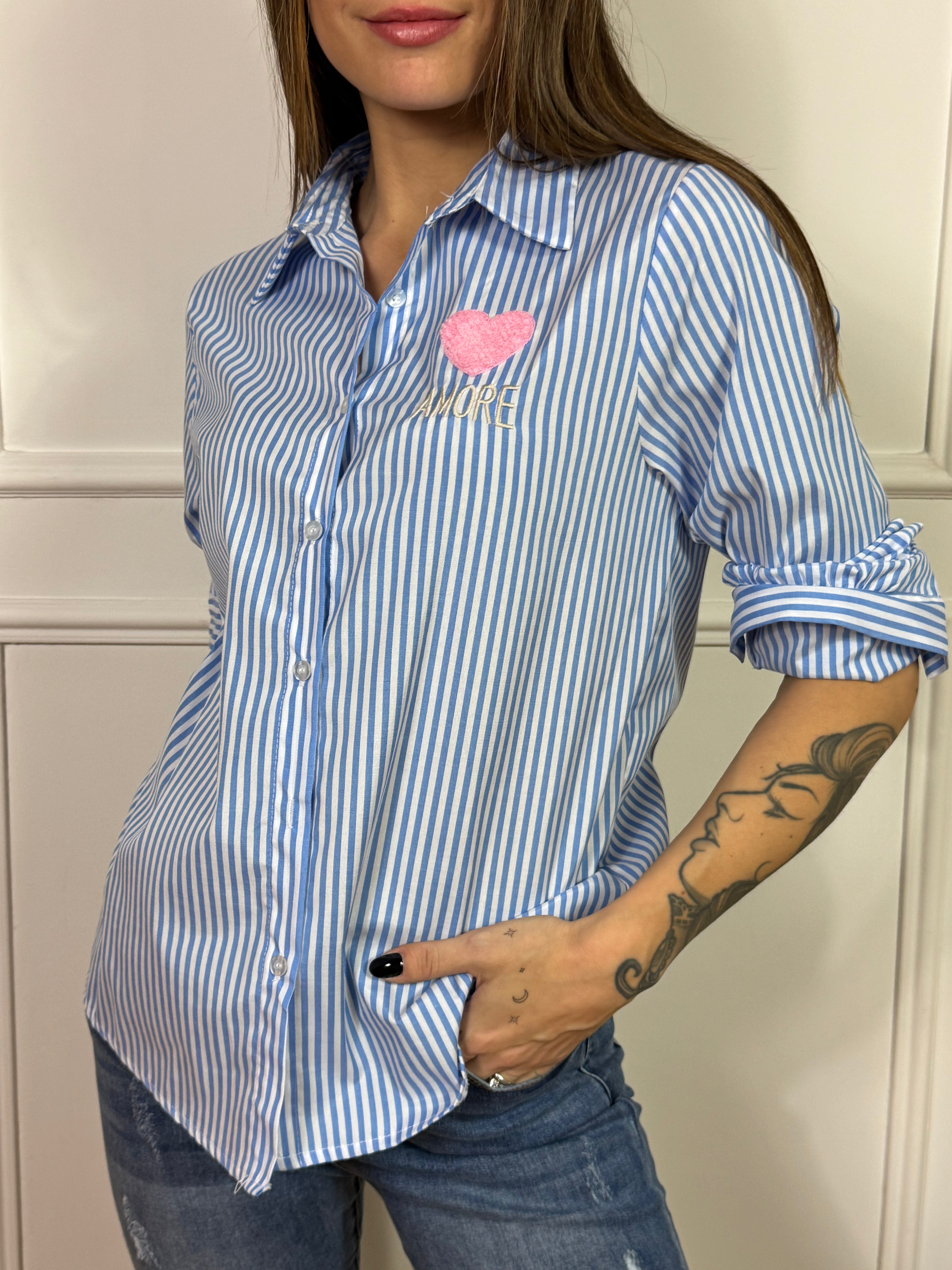 Camicia gessata Amore Victoria ILMH