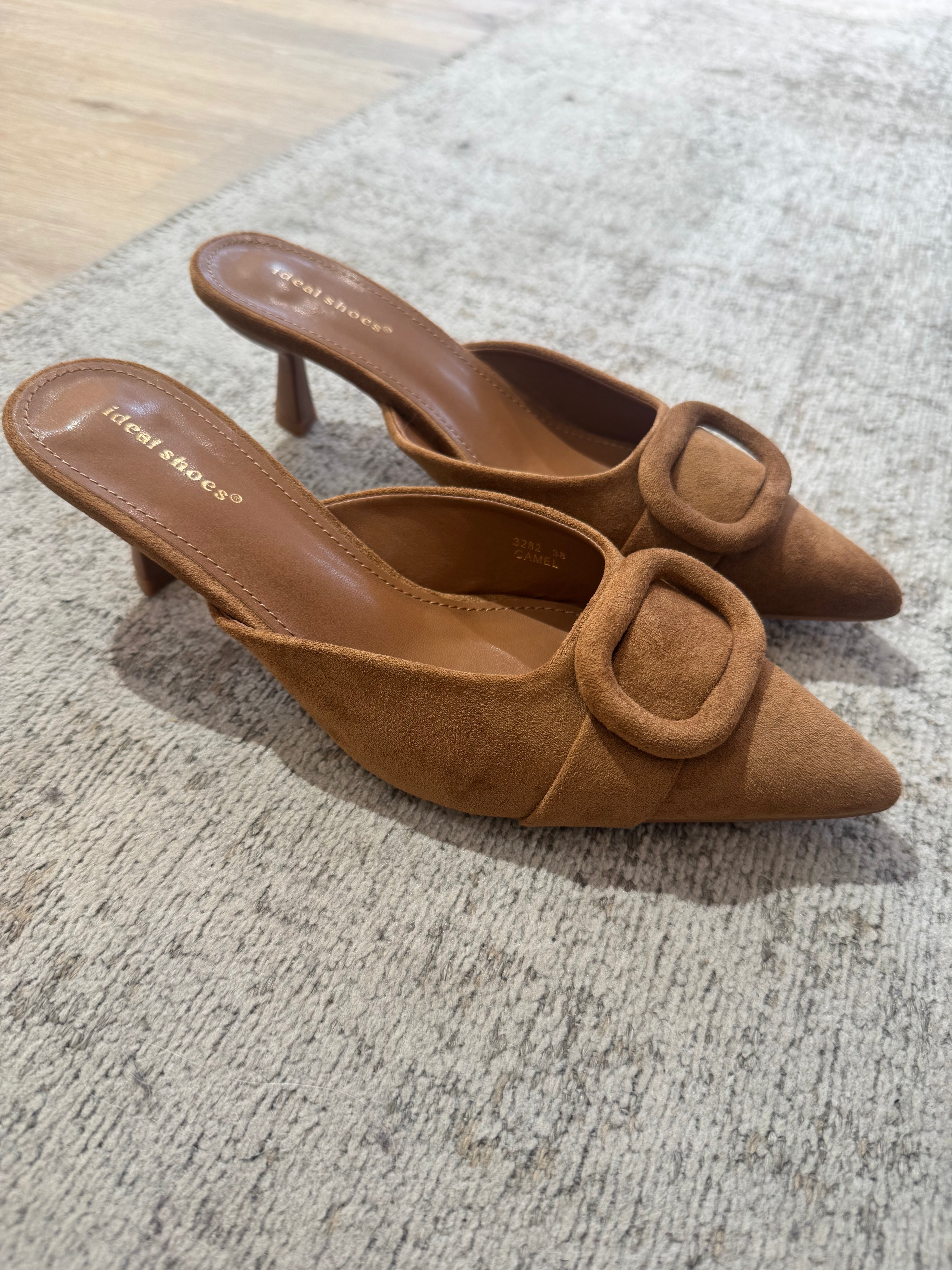 Scarpa SABOT in ecopelle effetto scamosciato