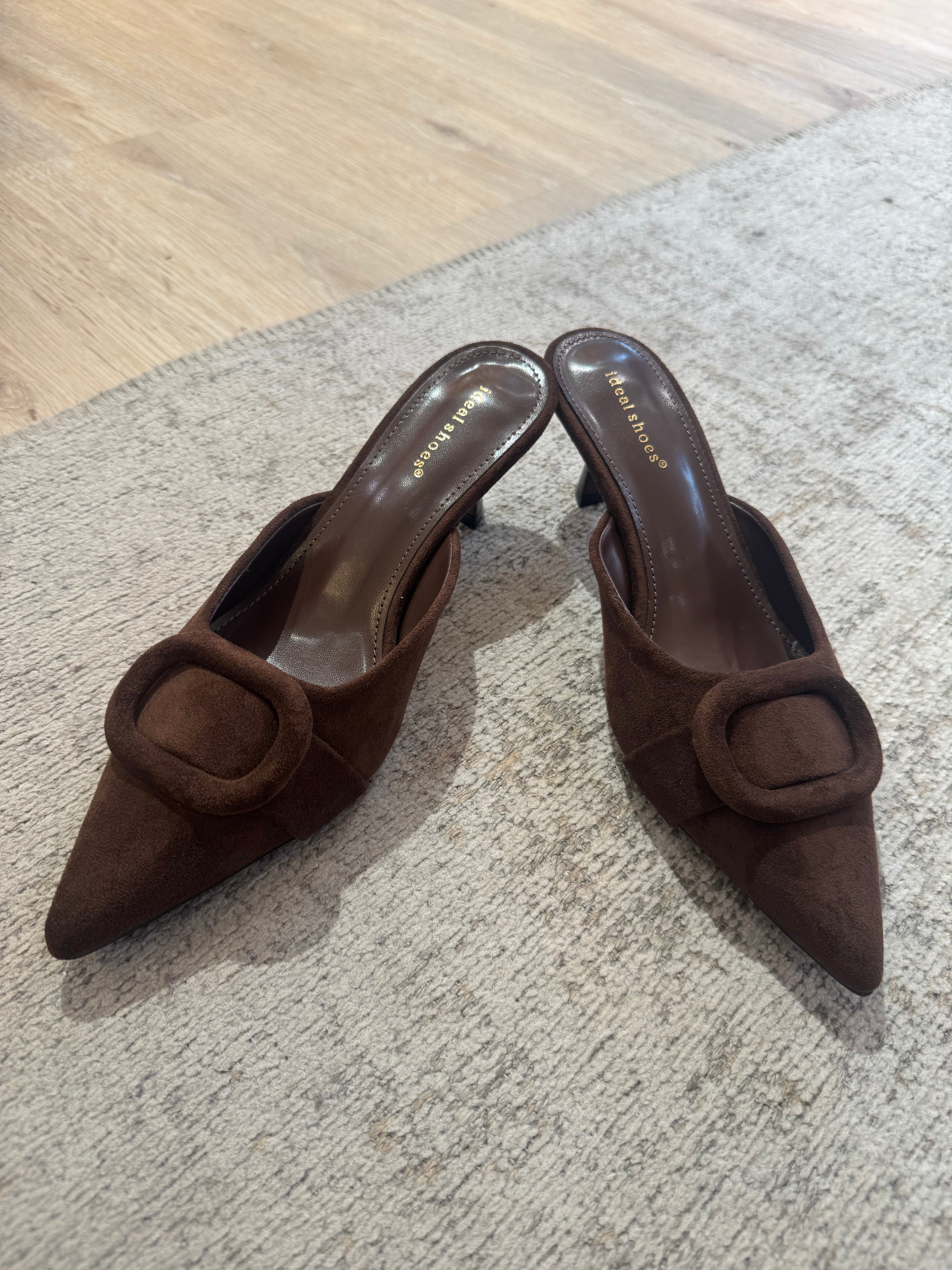 Scarpa SABOT in ecopelle effetto scamosciato