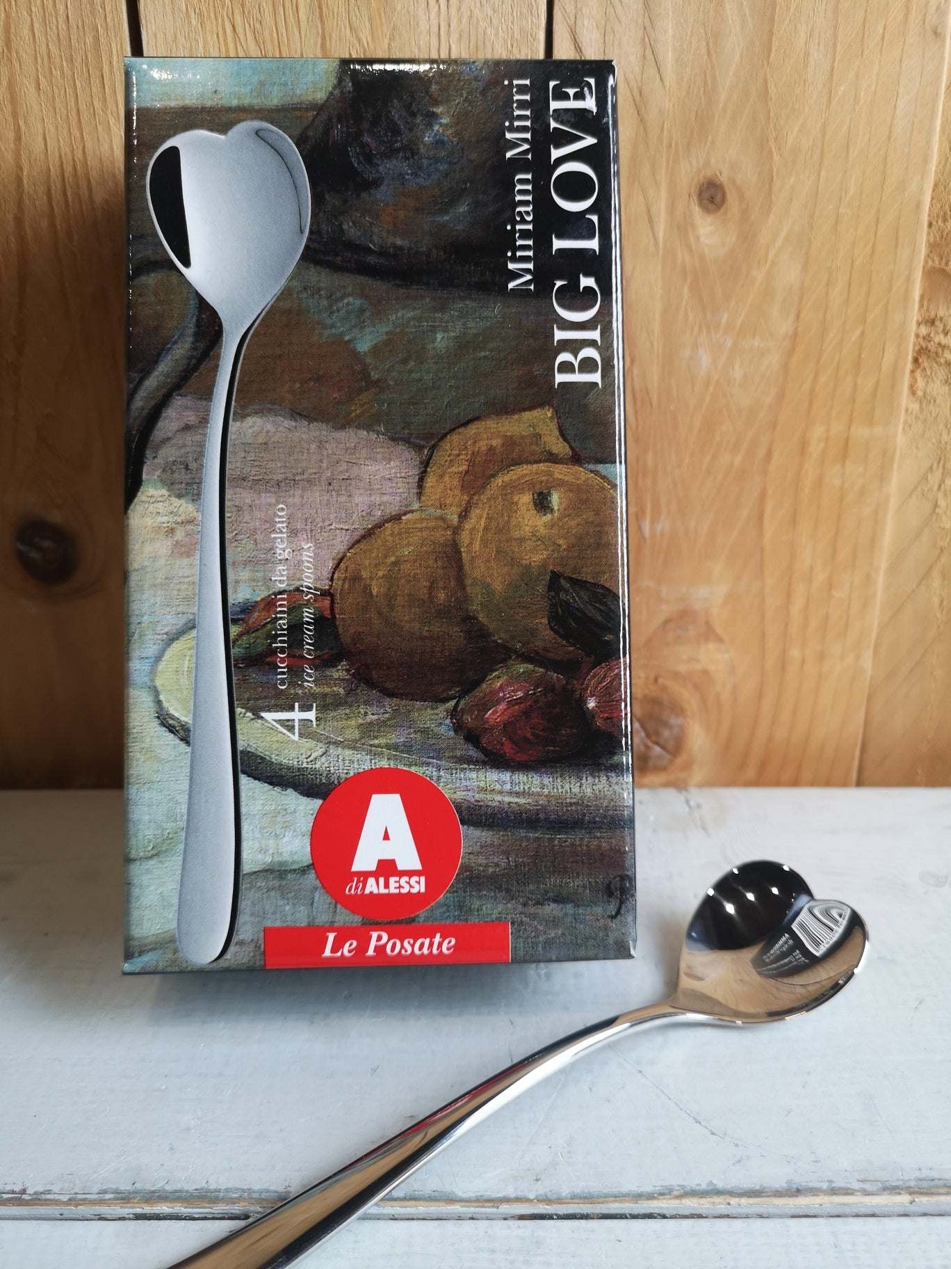 Cucchiaini BIG LOVE set 4pz ALESSI