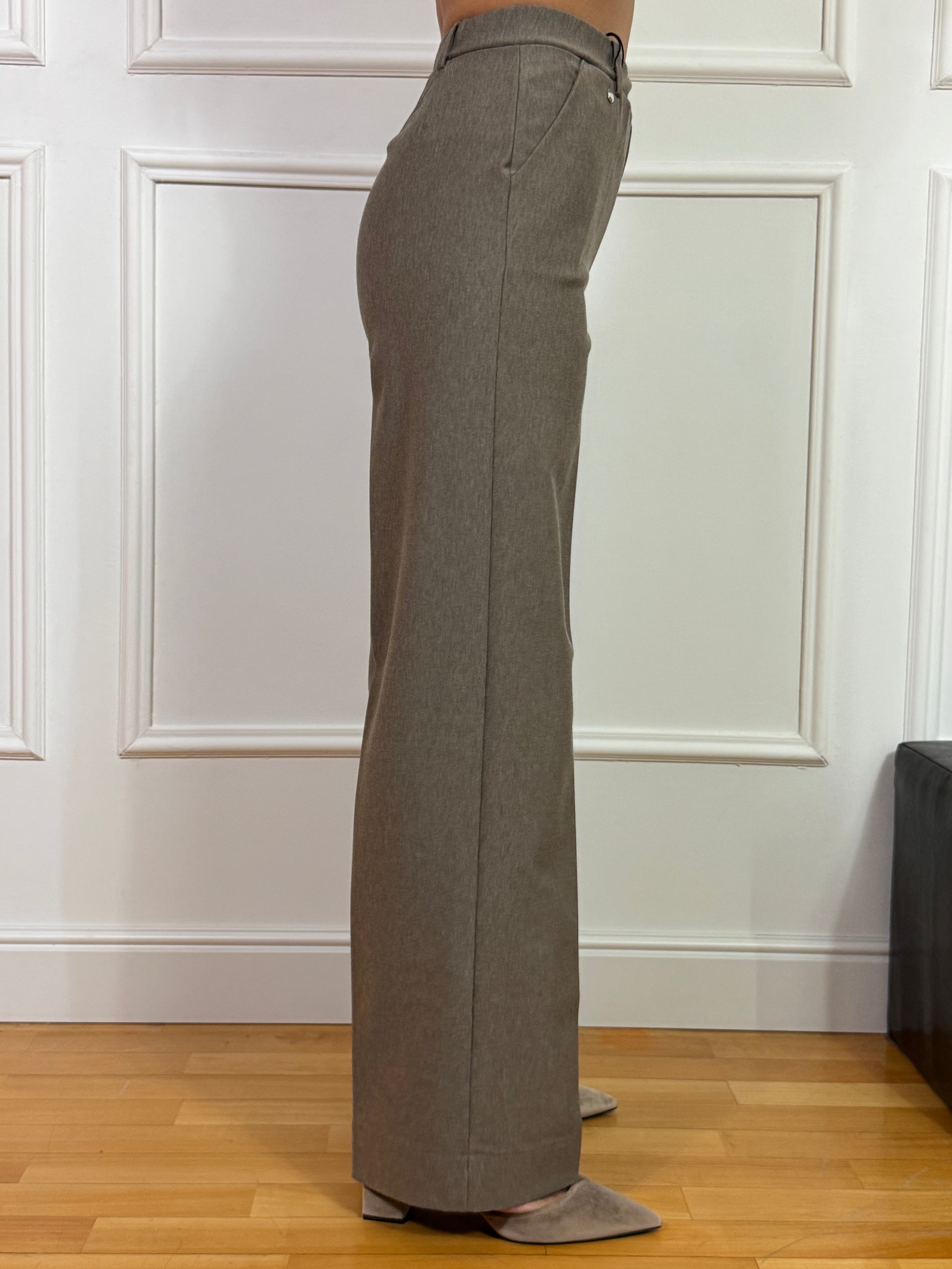 Pantalone PALAZZO WITH POCKETS Ragno TINTA UNITA