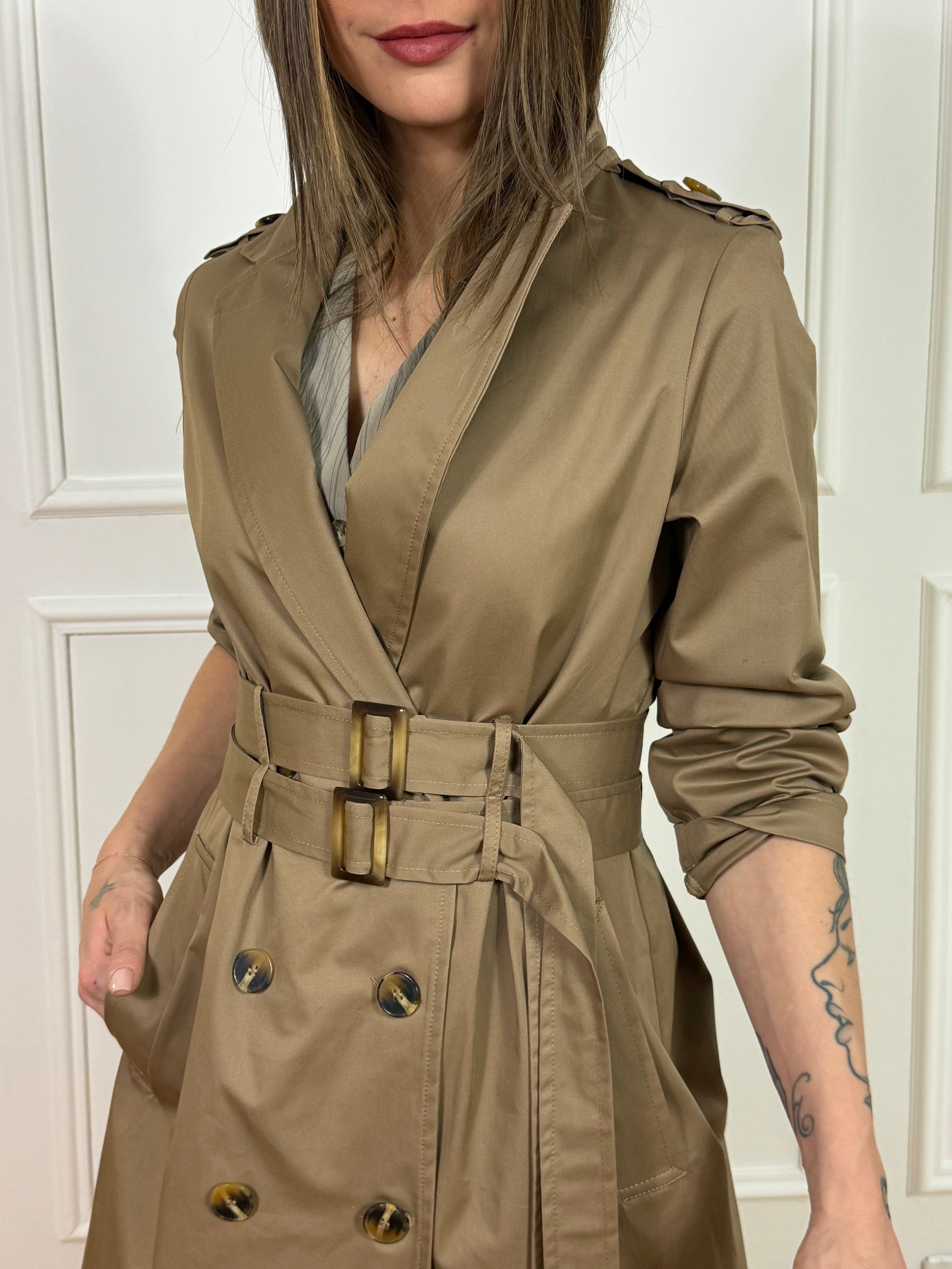Trench Kontatto doppia cintura