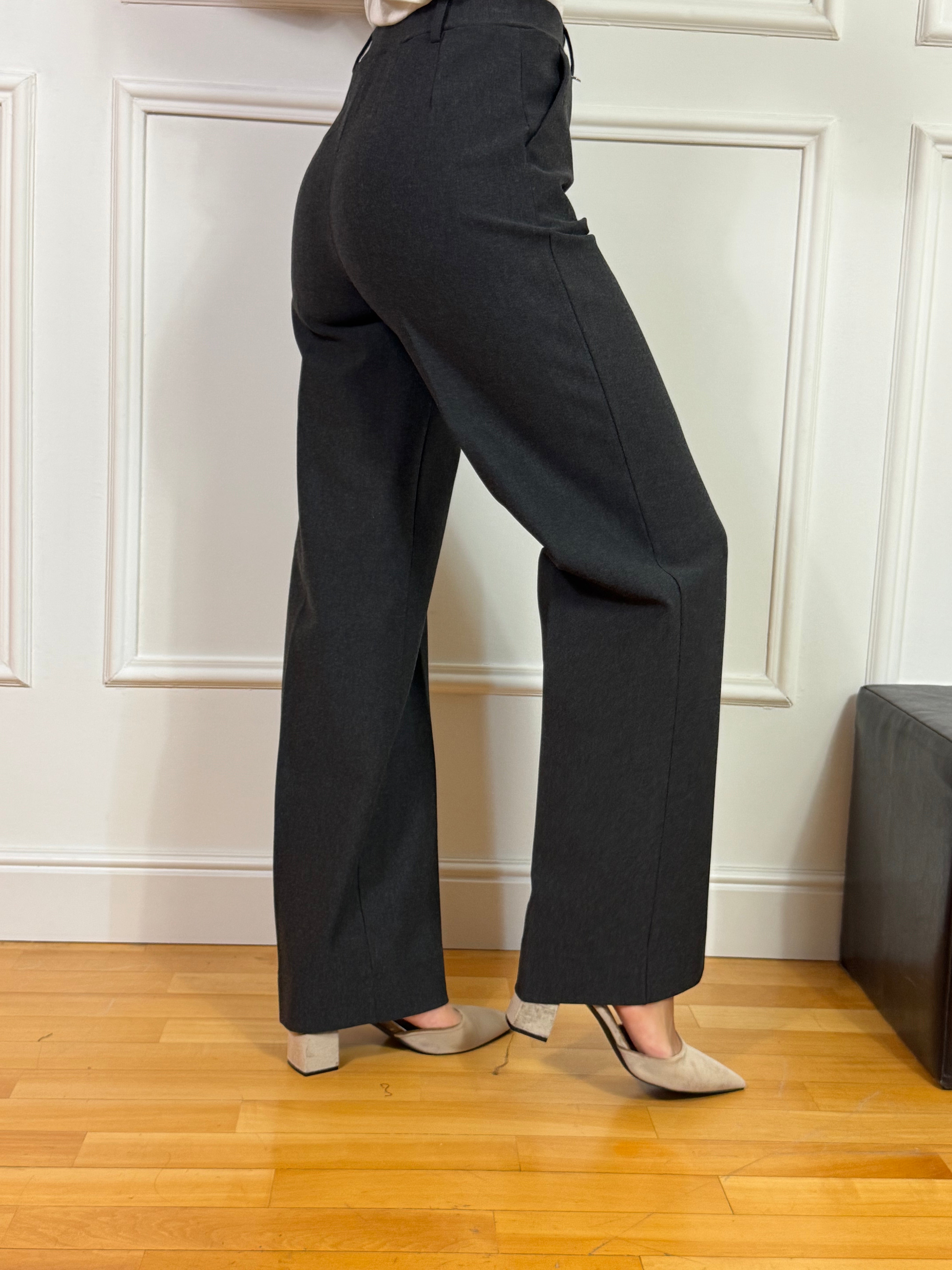 Pantalone PALAZZO WITH POCKETS Ragno TINTA UNITA
